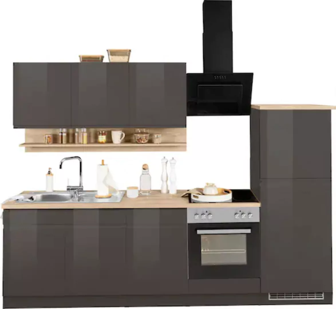 KOCHSTATION Küchenzeile "KS-Virginia", Breite 270 cm, wahlweise mit E-Gerät günstig online kaufen