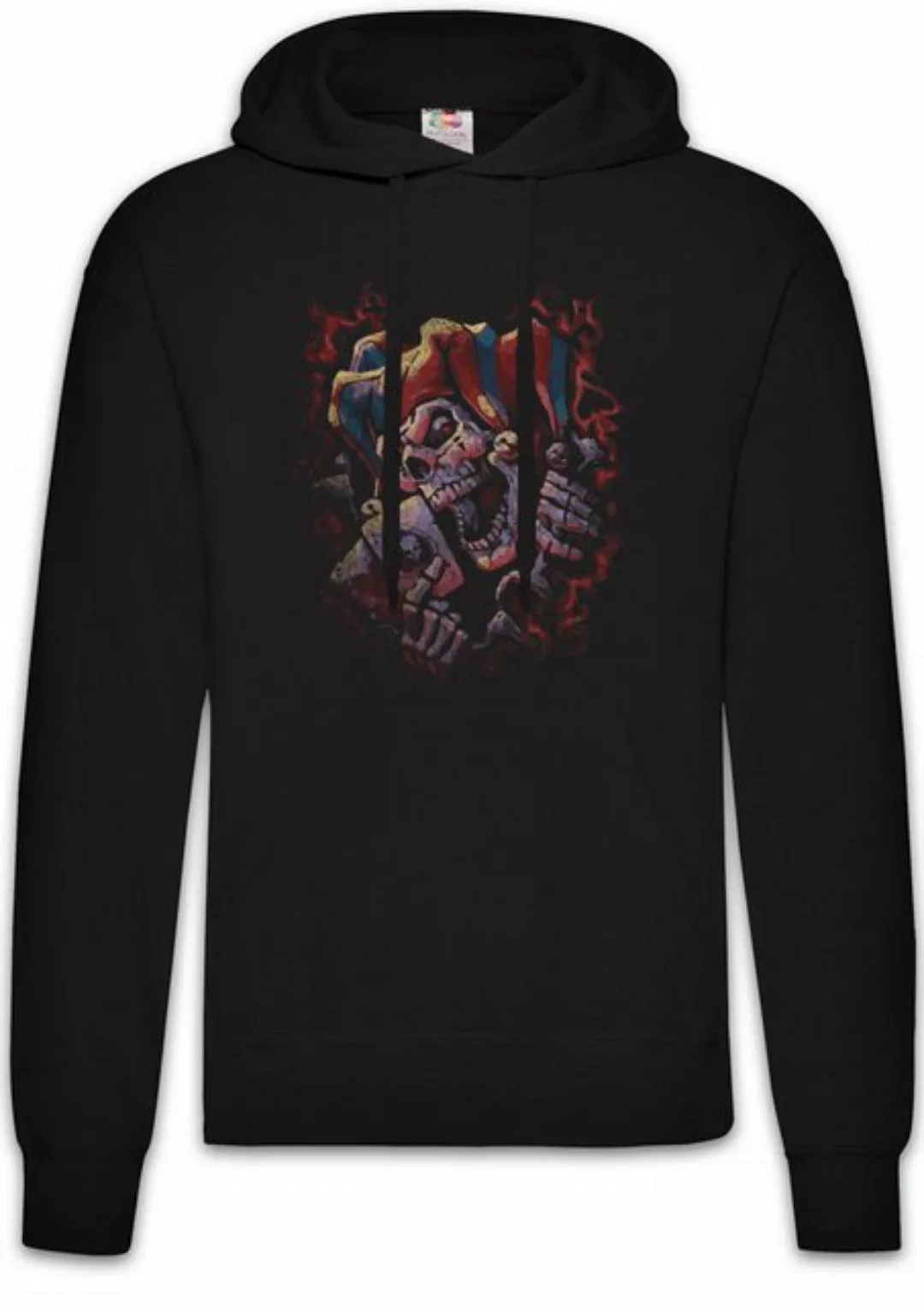 Urban Backwoods Hoodie Joker Skull II Herren Hoodie Schädel Death Totenschä günstig online kaufen