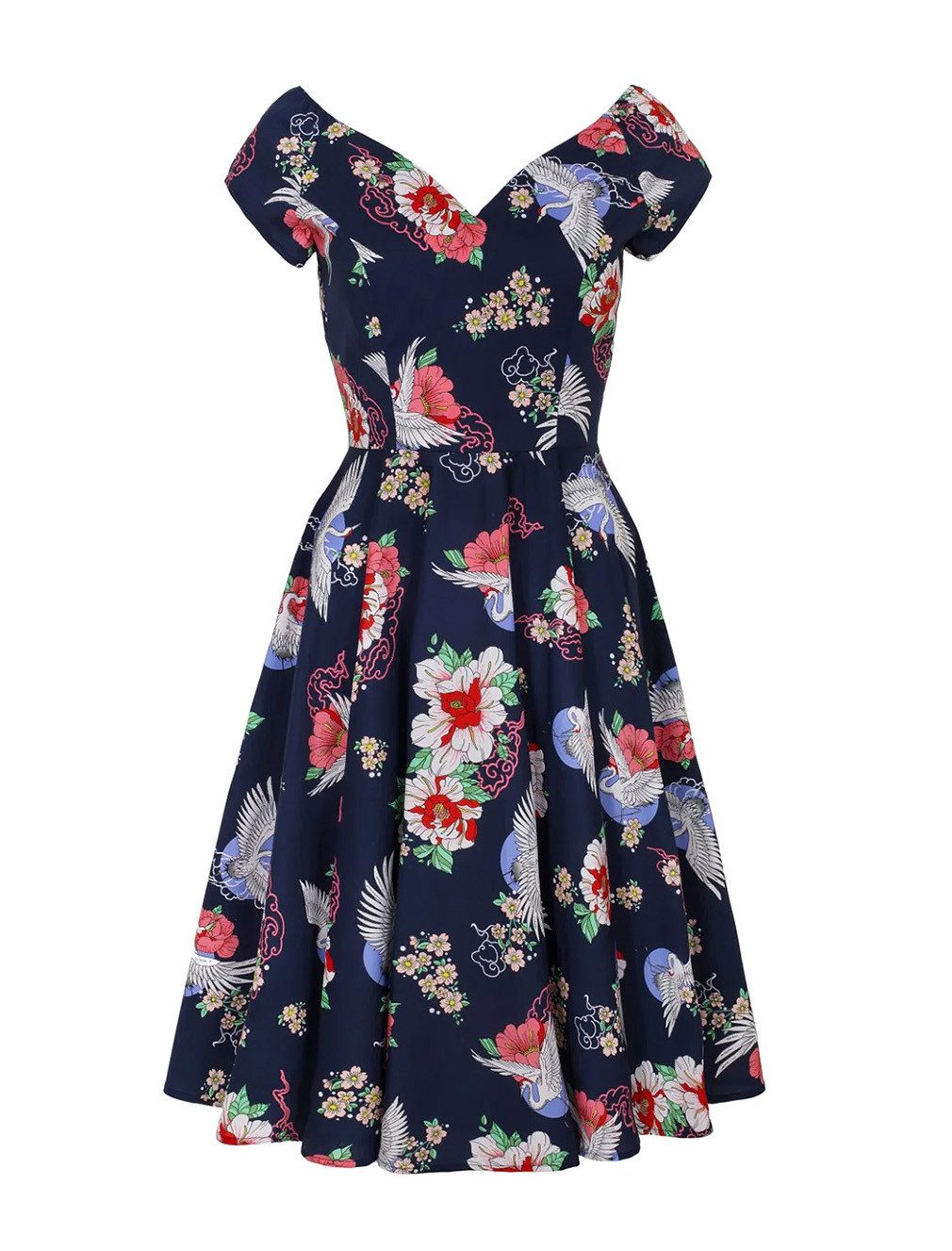 Hell Bunny A-Linien-Kleid Misa Swing Dress günstig online kaufen