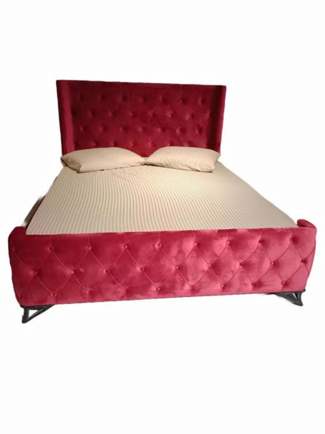 Xlmoebel Bett Neu Chesterfield Schlafzimmer Bett mit Designer Polsterung in günstig online kaufen