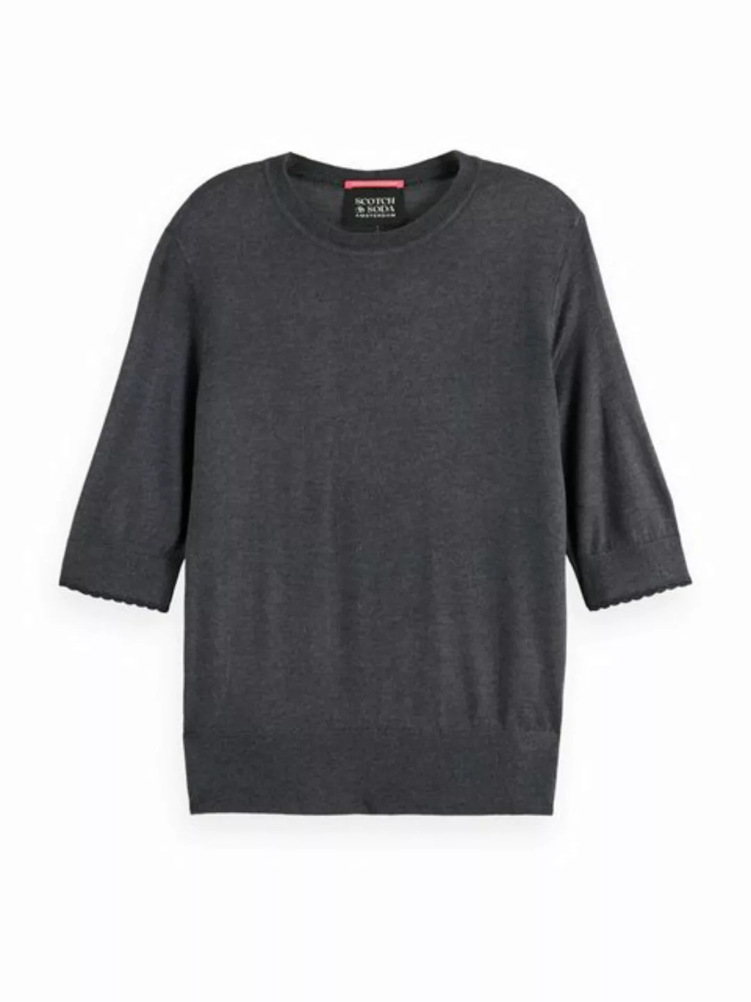 Scotch & Soda Rundhalspullover (1-tlg) Lochmuster günstig online kaufen