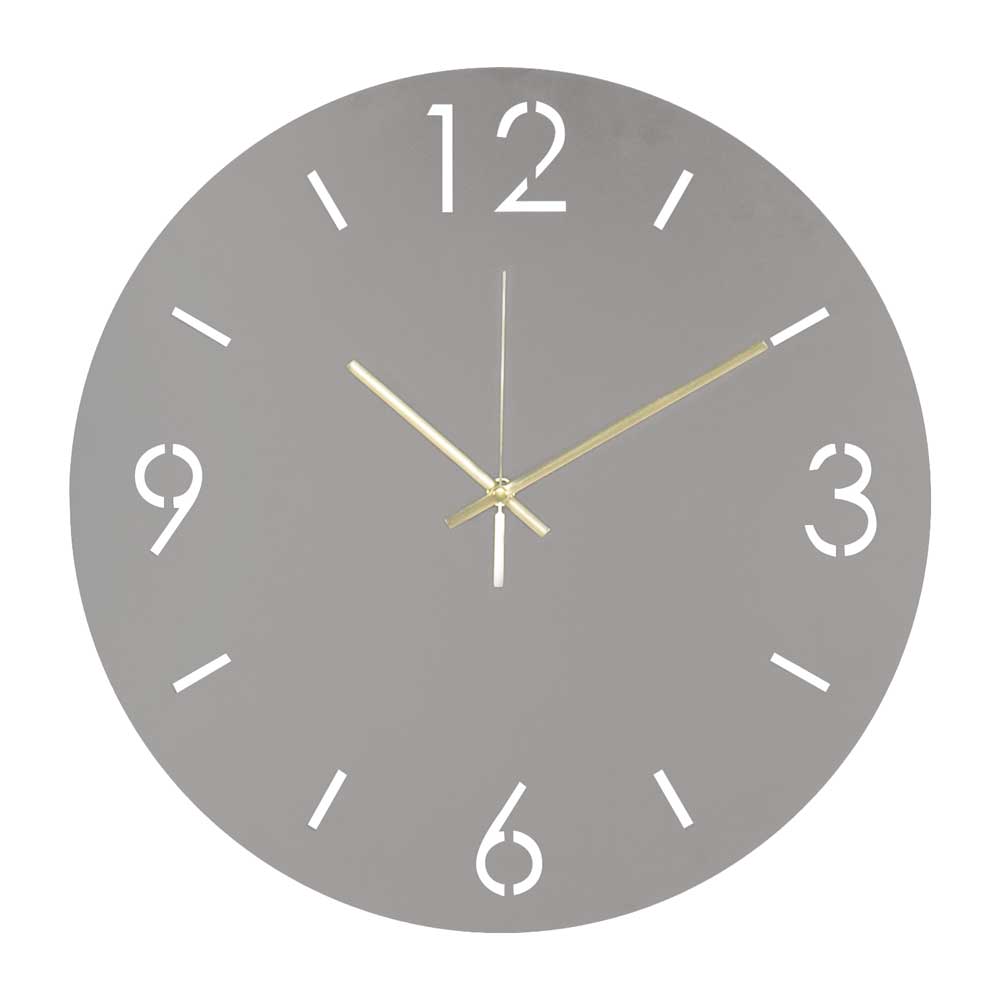 Uhr Metall Uhr im Skandi Design 40 cm Durchmesser günstig online kaufen