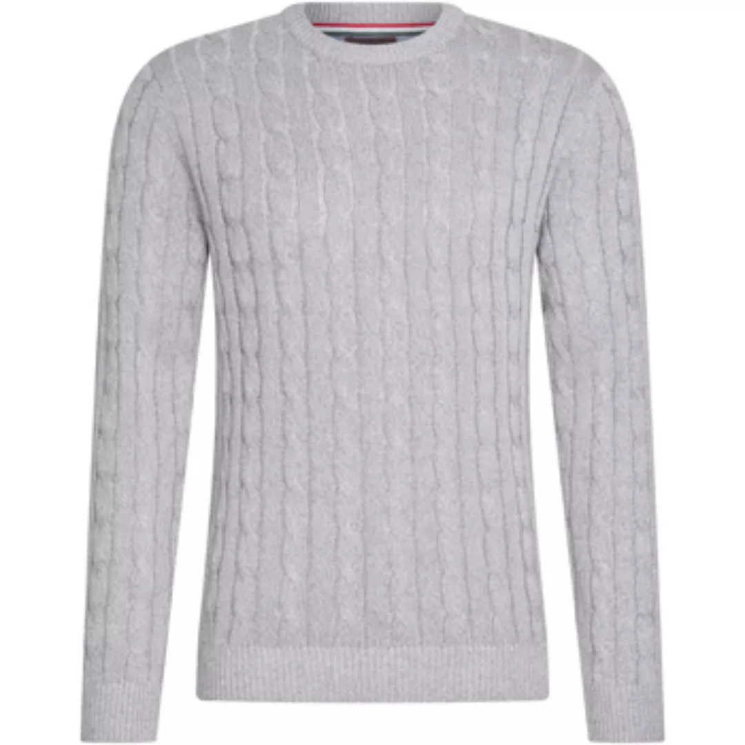 Cappuccino Italia  Sweatshirt Cable Pullover Grijs günstig online kaufen