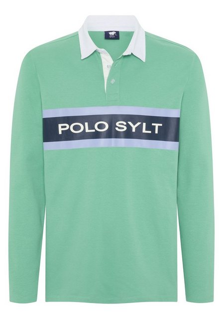 Polo Sylt Poloshirt im Label-Design günstig online kaufen