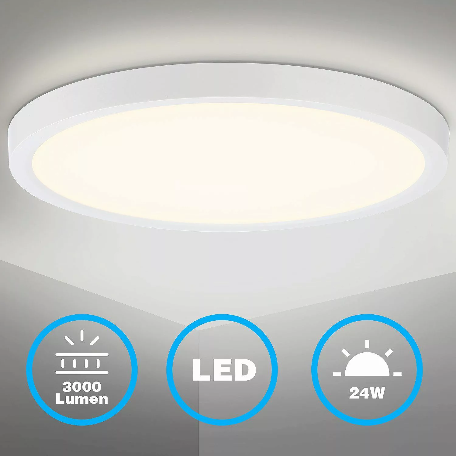 OULENBIYAR Deckenleuchten Ultra Dünn 24/36W LED günstig online kaufen
