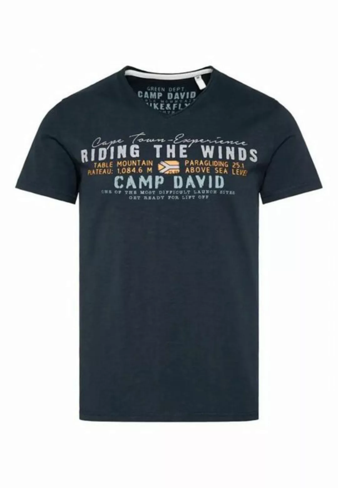 CAMP DAVID T-Shirt T-Shirt PARAGLIDING CAPE TOWN I Kurzarmshirt (1-tlg) günstig online kaufen