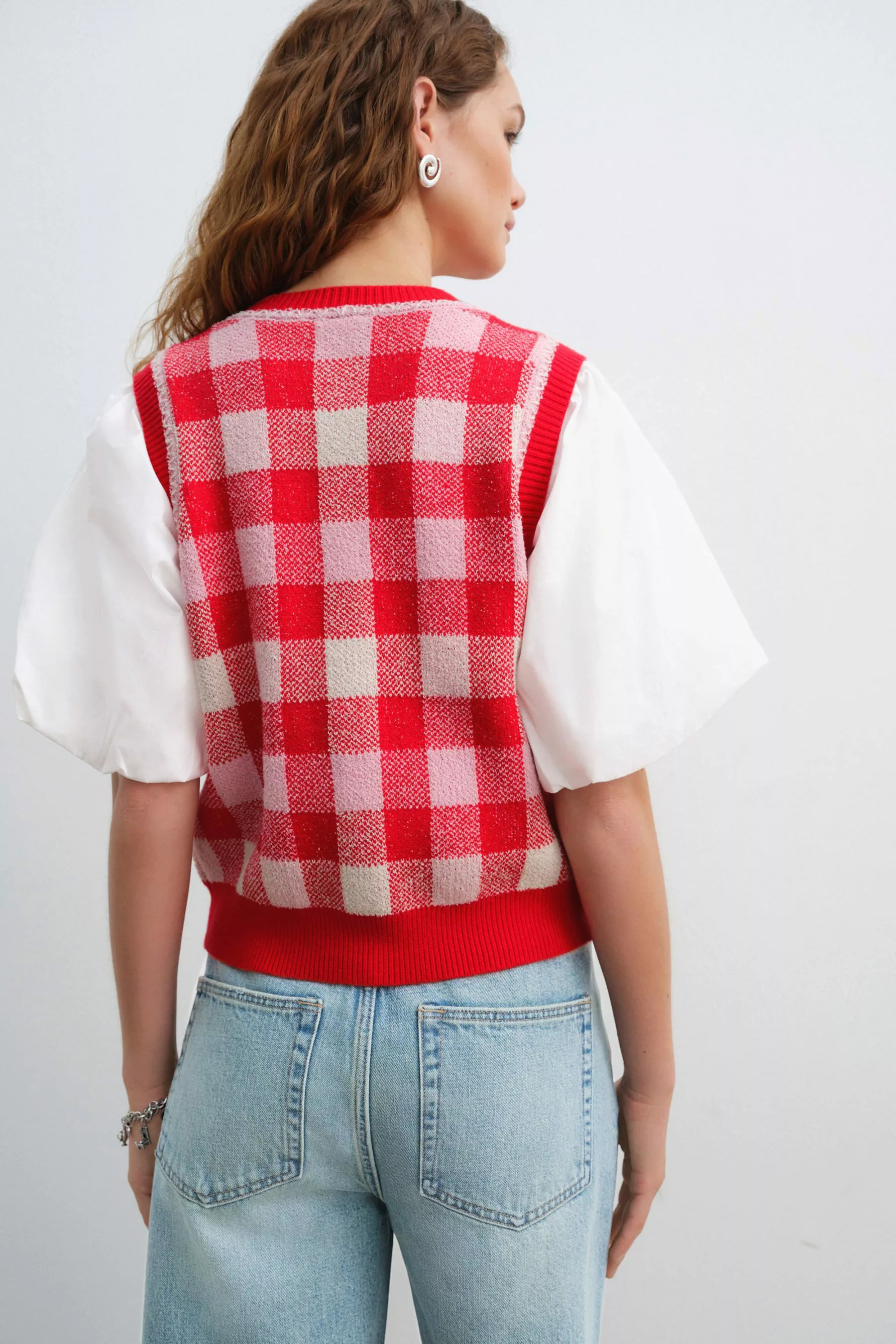Next Pullunder Lagenlook-Tanktop mit Vichykaros und günstig online kaufen