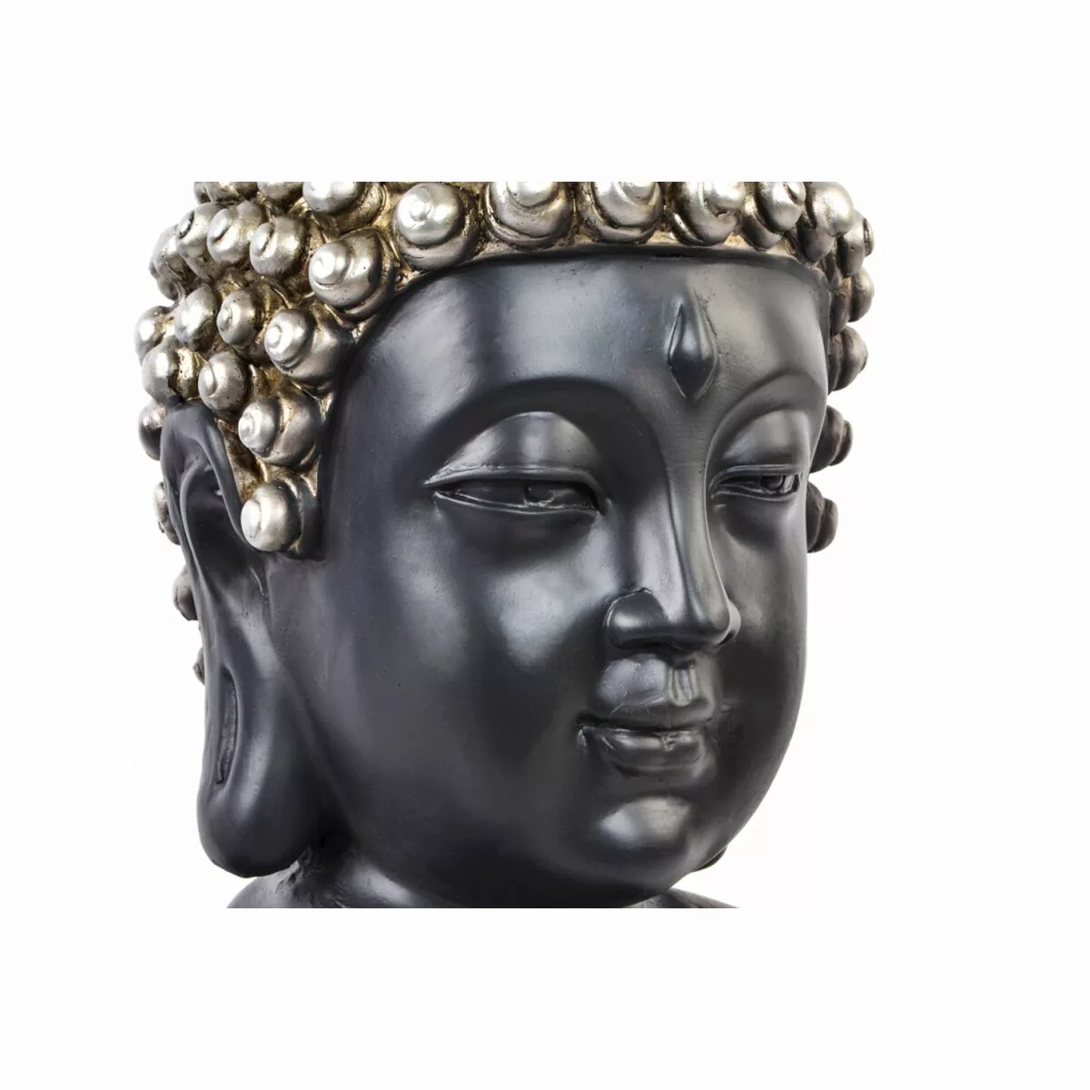 Deko-figur Dkd Home Decor Silberfarben Schwarz Buddha Harz Orientalisch (80 günstig online kaufen