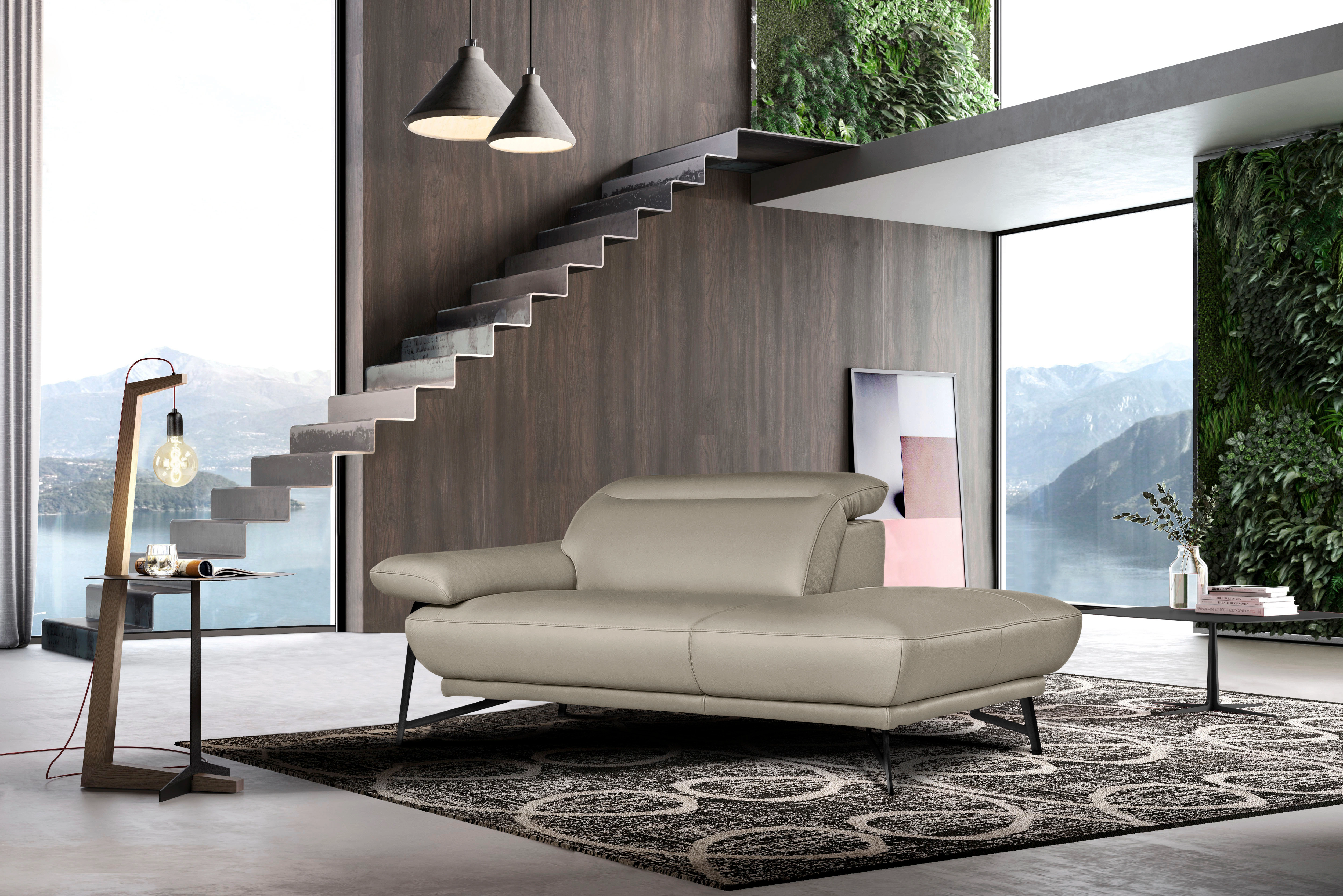 Egoitaliano Ottomane "Anais, erstklassiges Designsofa, Breite 179 cm, Fußfa günstig online kaufen