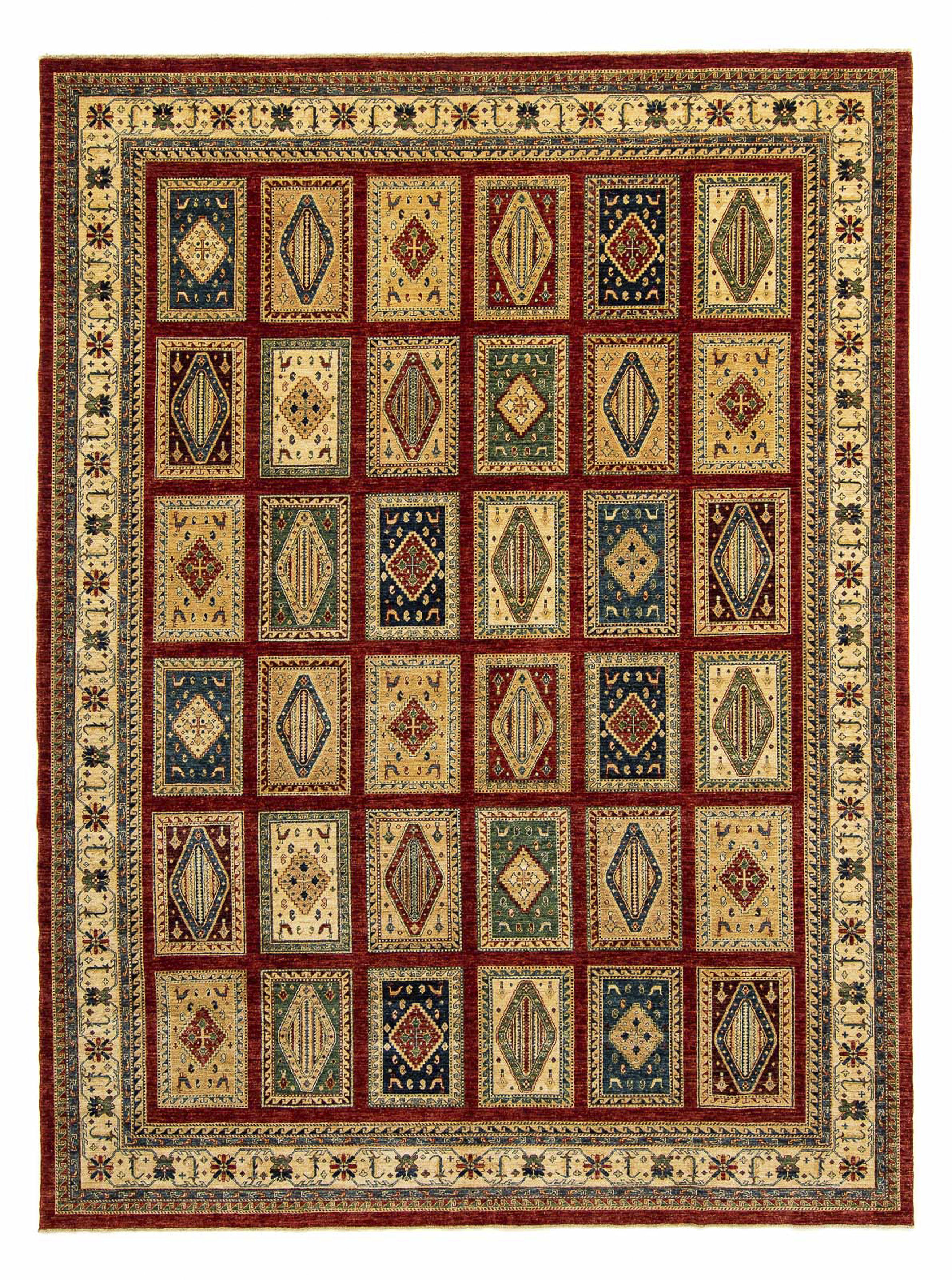 morgenland Orientteppich »Ziegler - Bachtiari - 411 x 307 cm - dunkelrot«, günstig online kaufen