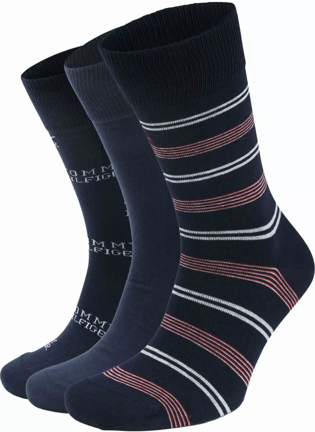 Tommy Hilfiger Socken, (3 Paar), mit auffälliger Musterung günstig online kaufen