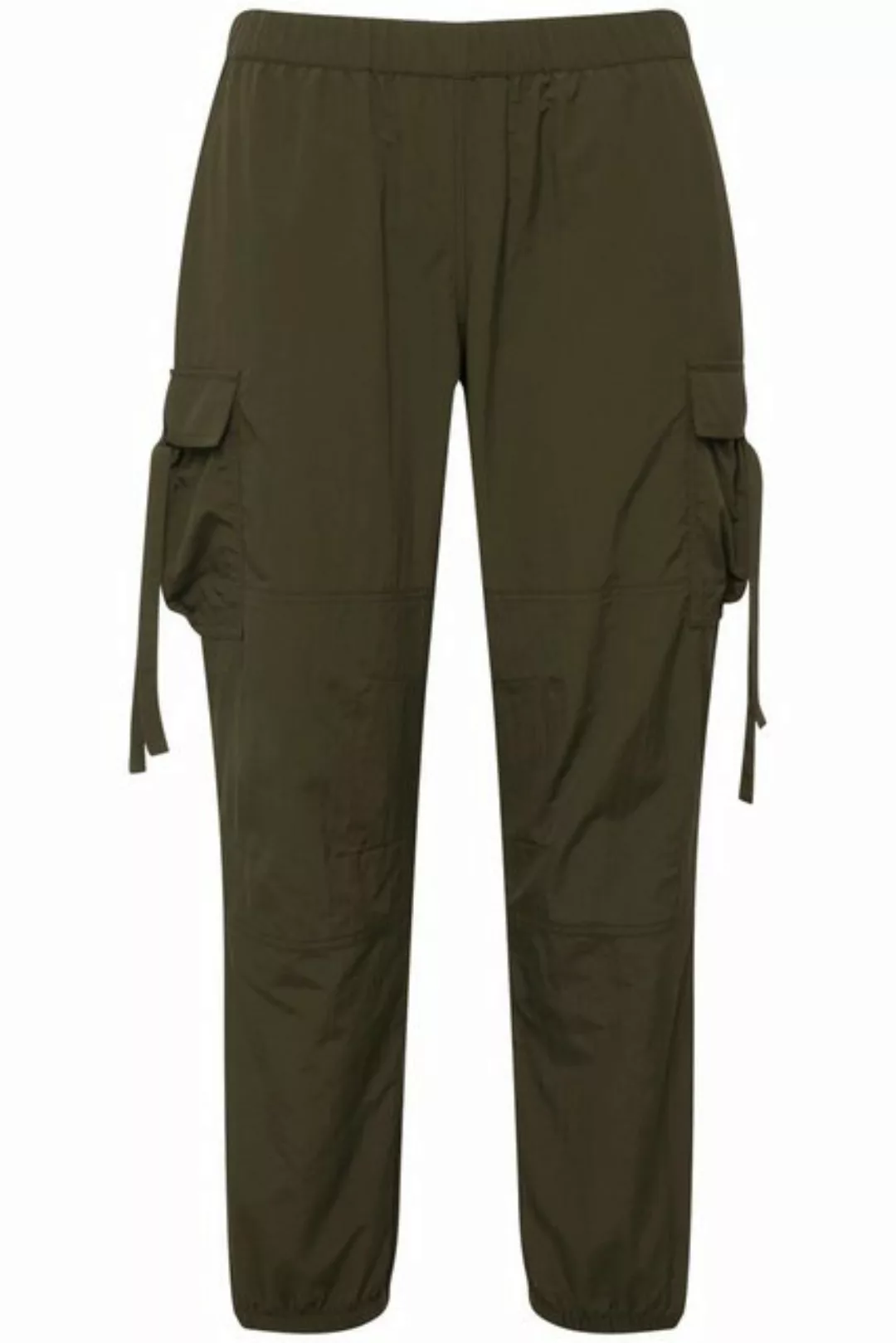 Ulla Popken Cargoshorts Cargohose Utility-Style Elastikbund Gummisaum günstig online kaufen