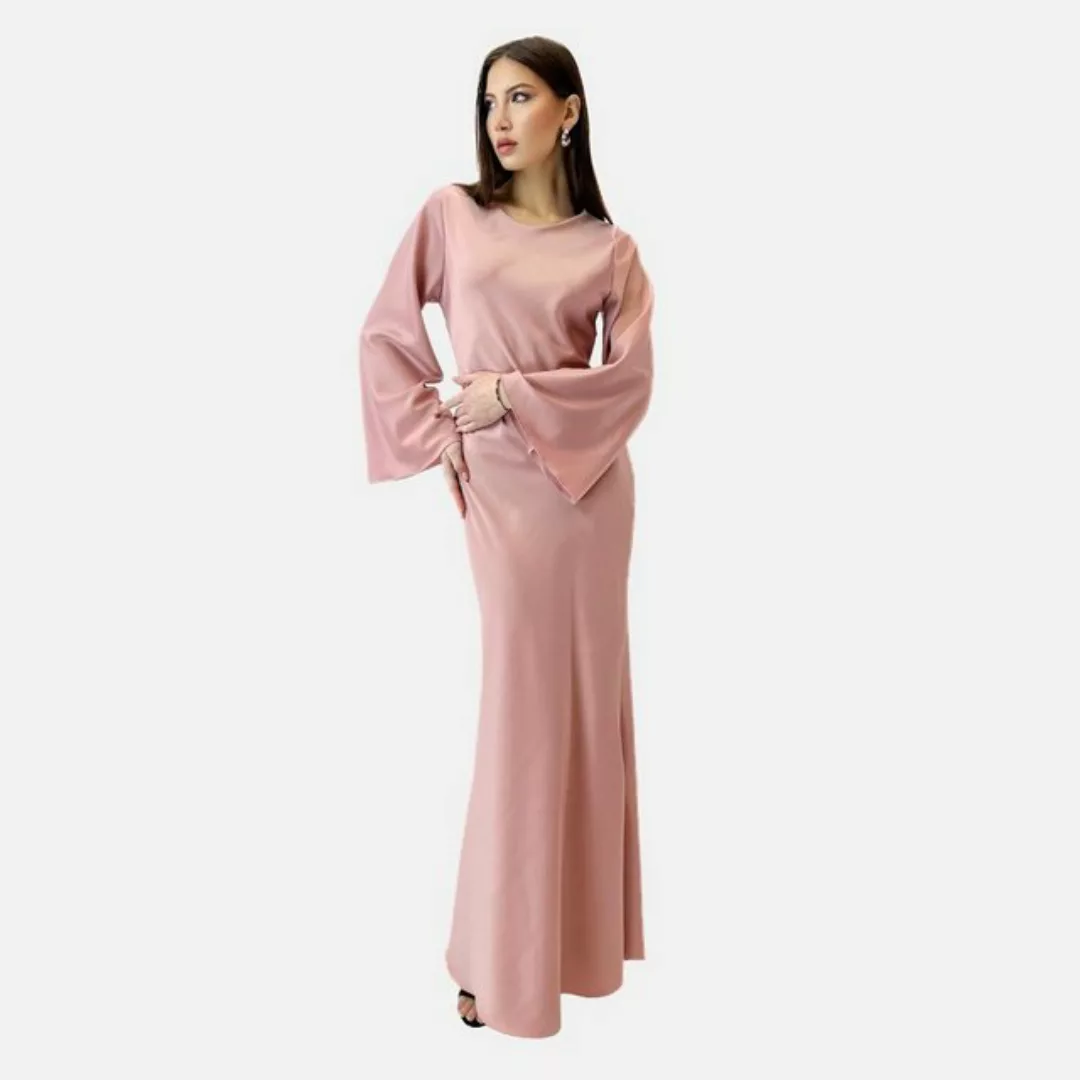 Elara Maxikleid Elara Damen Abaya mit Kopftuch (1-tlg) günstig online kaufen