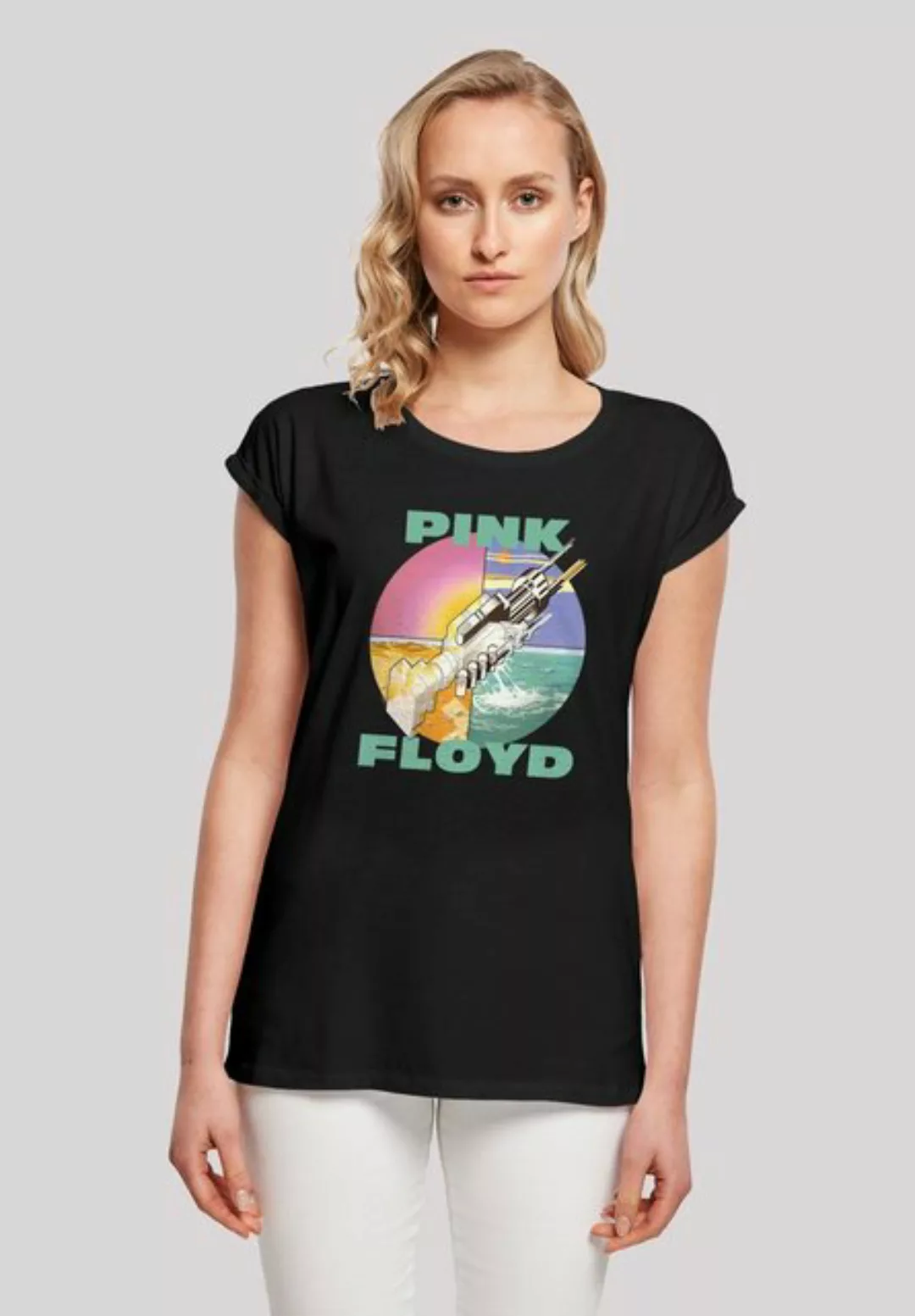 F4NT4STIC T-Shirt Pink Floyd Wish You Were Here Rockband Damen,Premium Merc günstig online kaufen