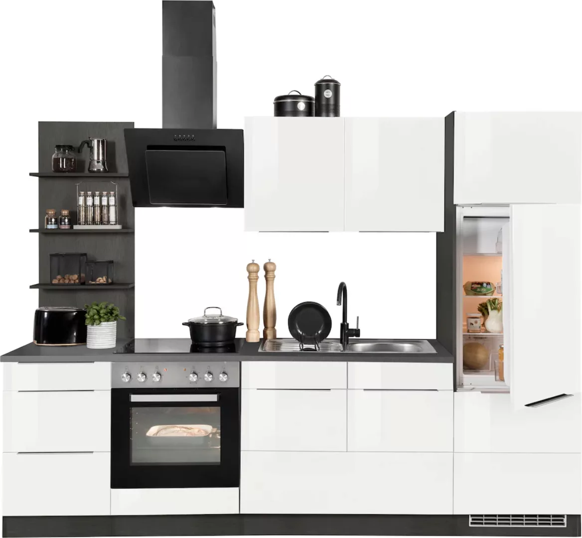 KOCHSTATION Küchenzeile "KS-Brindisi", Breite 270 cm, wahlweise mit E-Gerät günstig online kaufen
