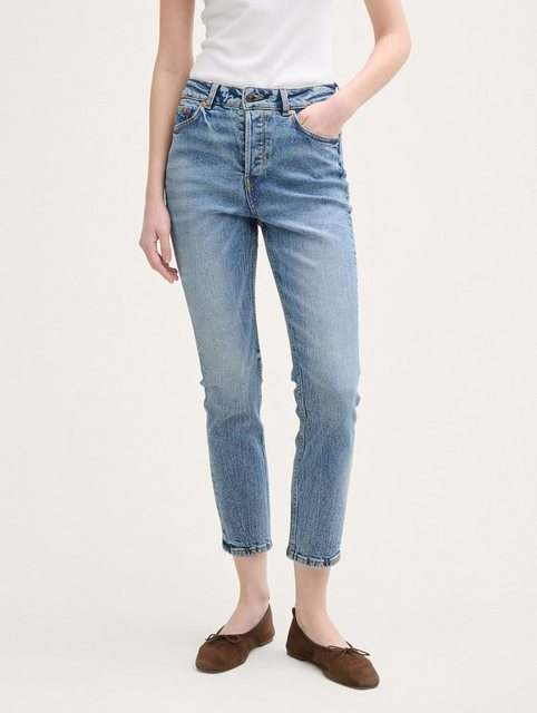 TOM TAILOR Denim Ankle-Jeans High Waist Lotte Slim Straight Jeans günstig online kaufen