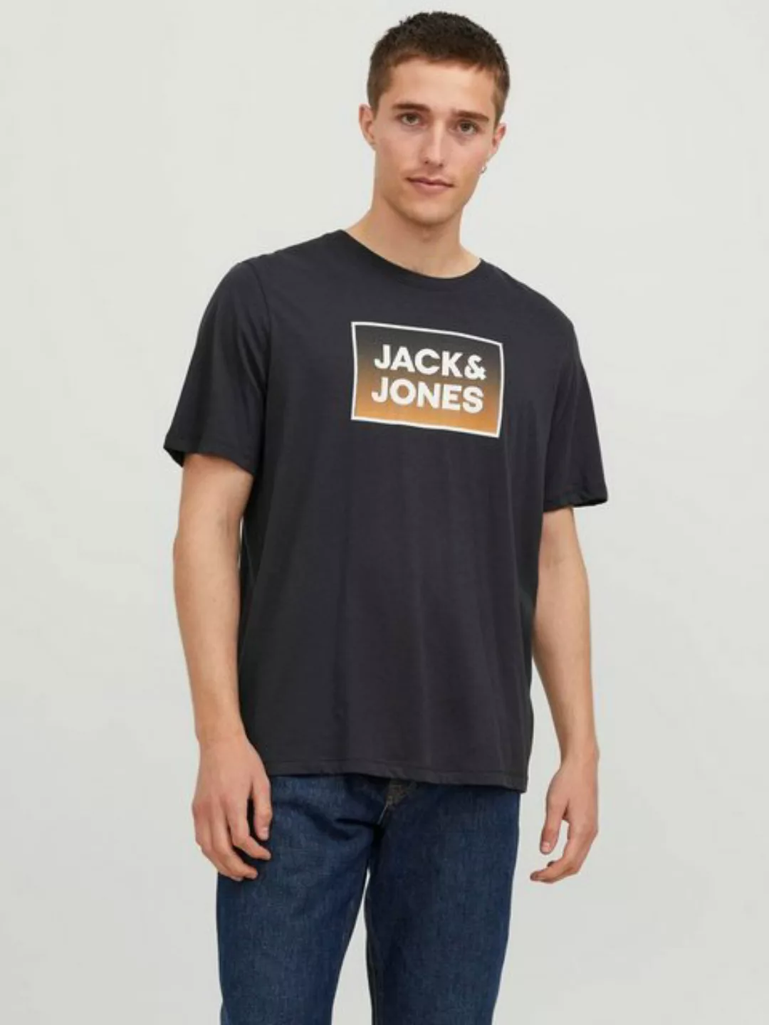 Jack & Jones Kurzarmshirt JJSTEEL TEE SS CREW NECK günstig online kaufen