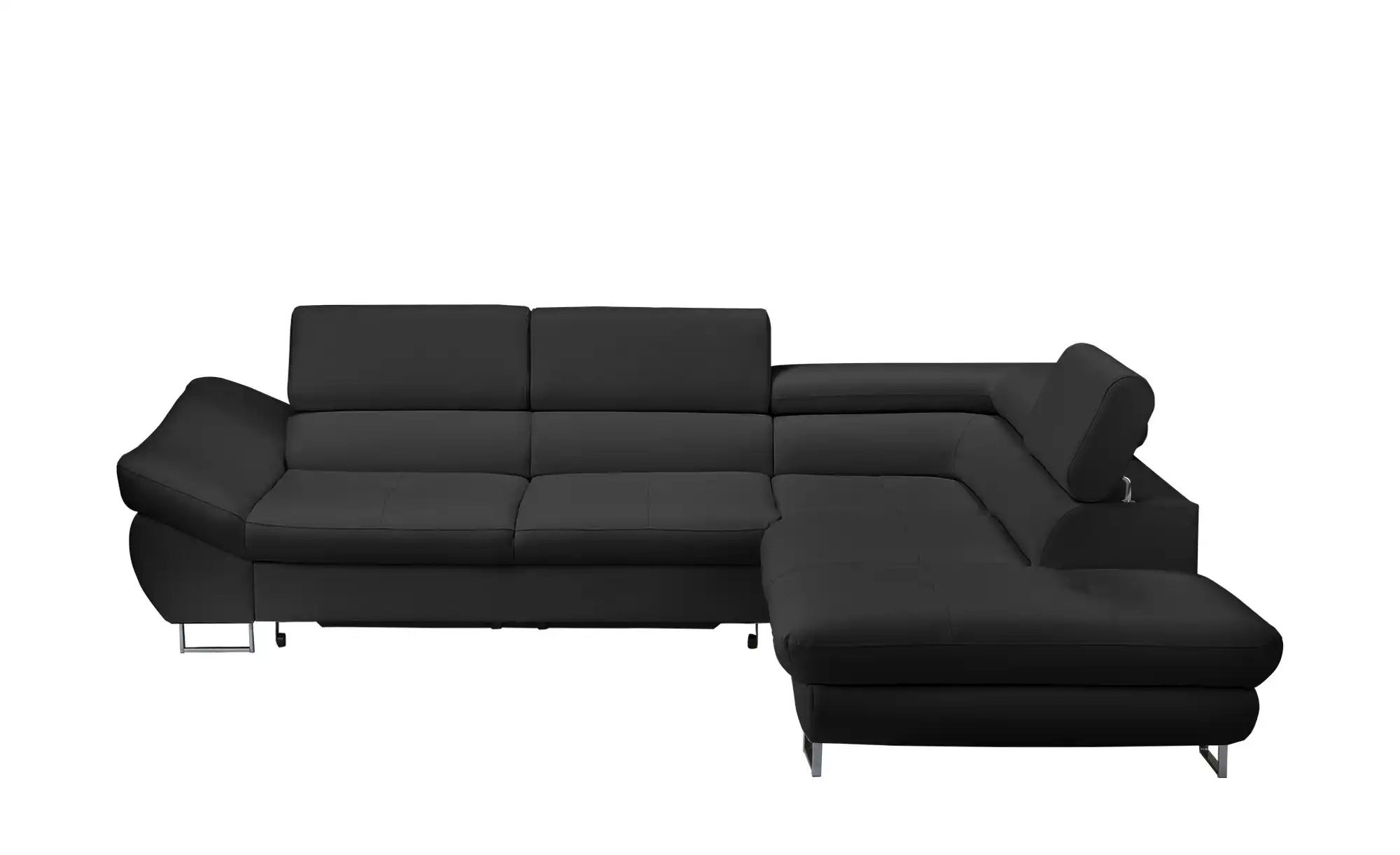 switch Ecksofa aus Kunstleder Fabio ¦ schwarz ¦ Maße (cm): B: 280 H: 69 T: günstig online kaufen