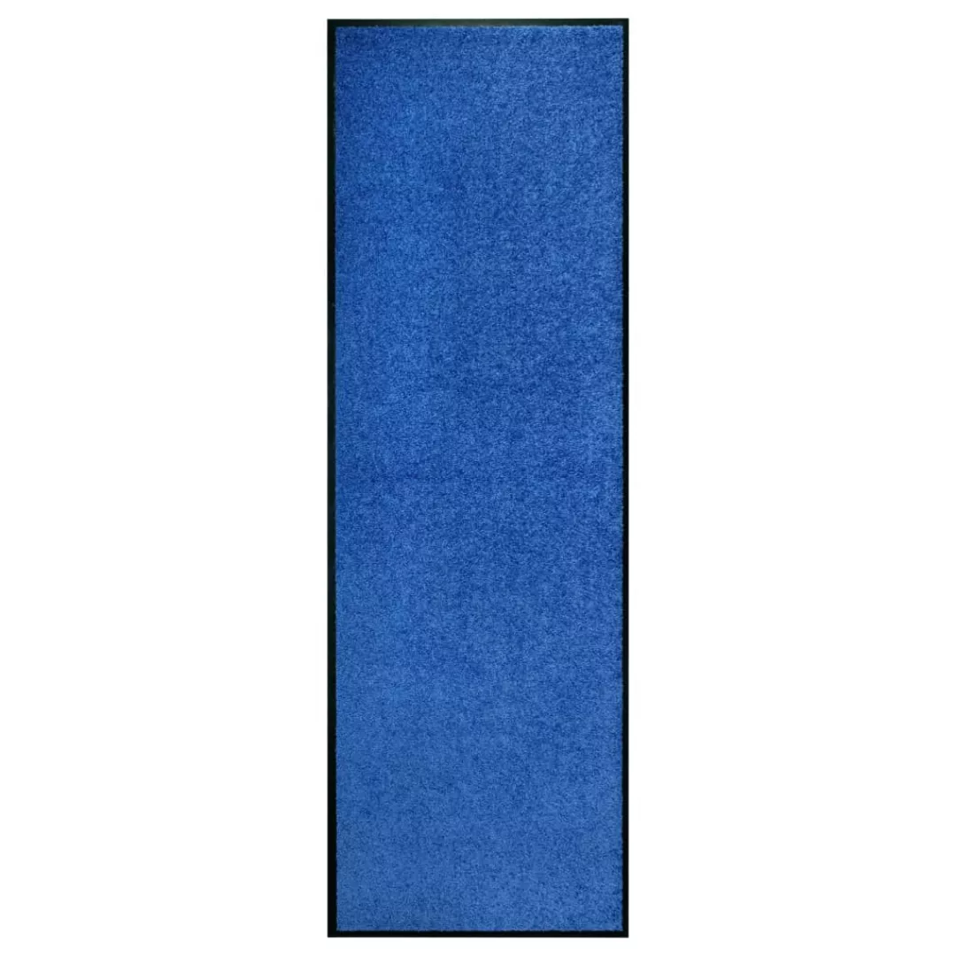 Fußmatte Waschbar Blau 60x180 Cm günstig online kaufen