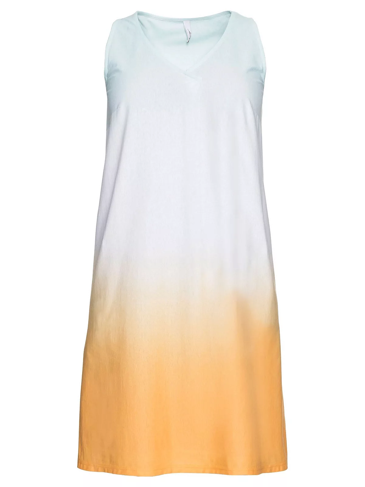 Sheego Jerseykleid "Große Größen", mit Batik-Optik, in A-Linie günstig online kaufen
