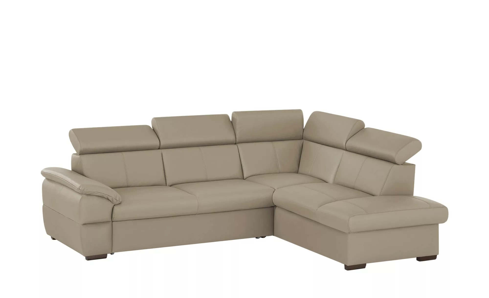 uno Ecksofa aus Echtleder Town ¦ braun ¦ Maße (cm): B: 264 H: 76 T: 210.0 P günstig online kaufen