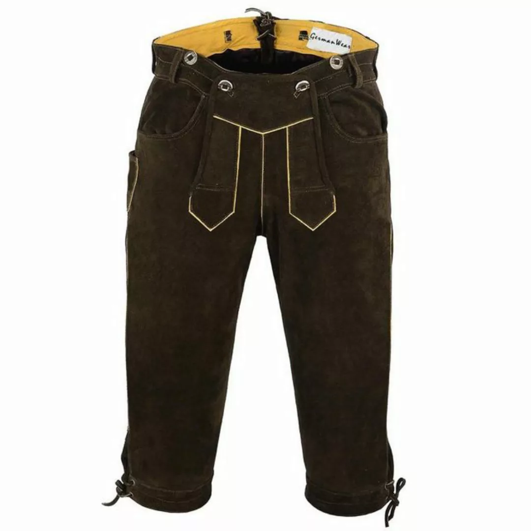 German Wear Trachtenlederhose GW830 Kniebundhose Trachten Lederhose Ohne St günstig online kaufen