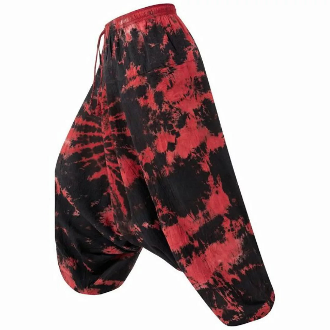 KUNST UND MAGIE Haremshose Bunte Tie Dye Batik Damen Yoga Freizeit Haremsho günstig online kaufen