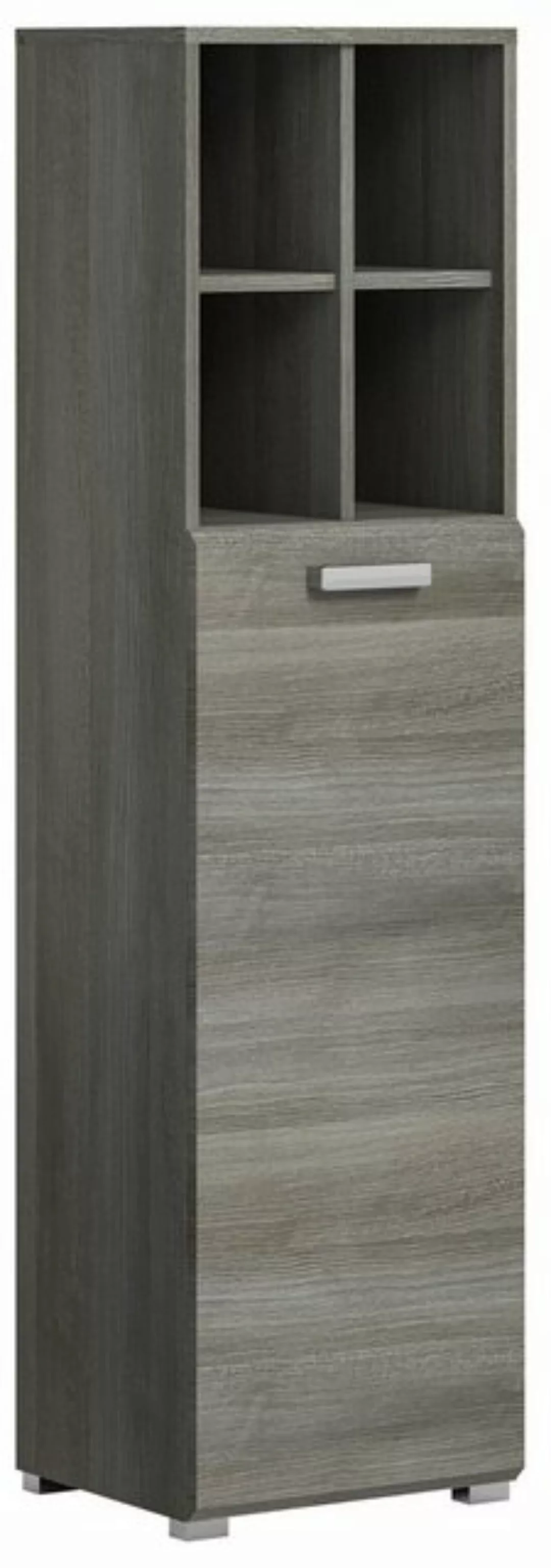 xonox.home Hochschrank in Rauchsilber - 40x146x33cm (BxHxT) günstig online kaufen