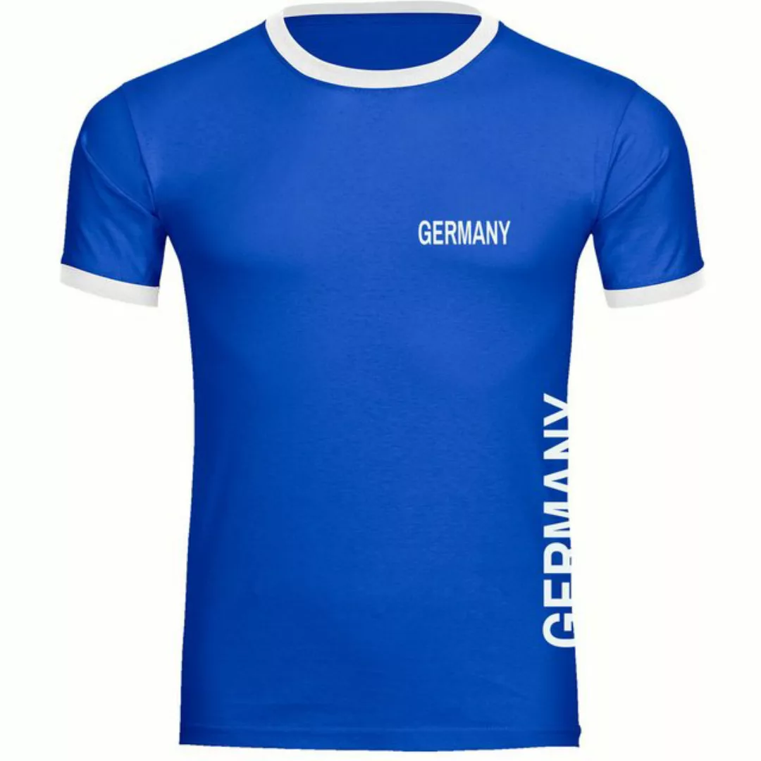 multifanshop T-Shirt Kontrast Germany - Brust & Seite - Männer günstig online kaufen