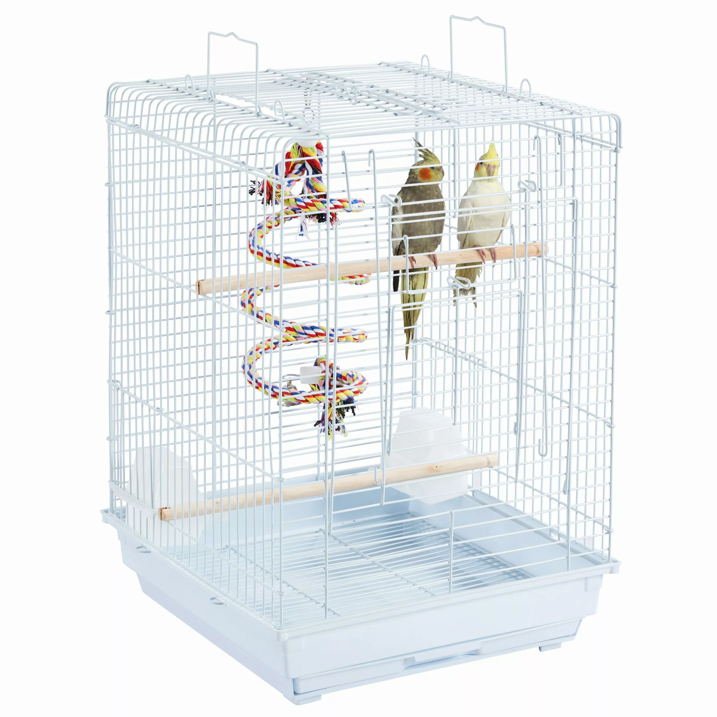 Yaheetech Vogelkäfig, Transportkäfig mit Vogelspielzeuge Wellensittichkäfig günstig online kaufen