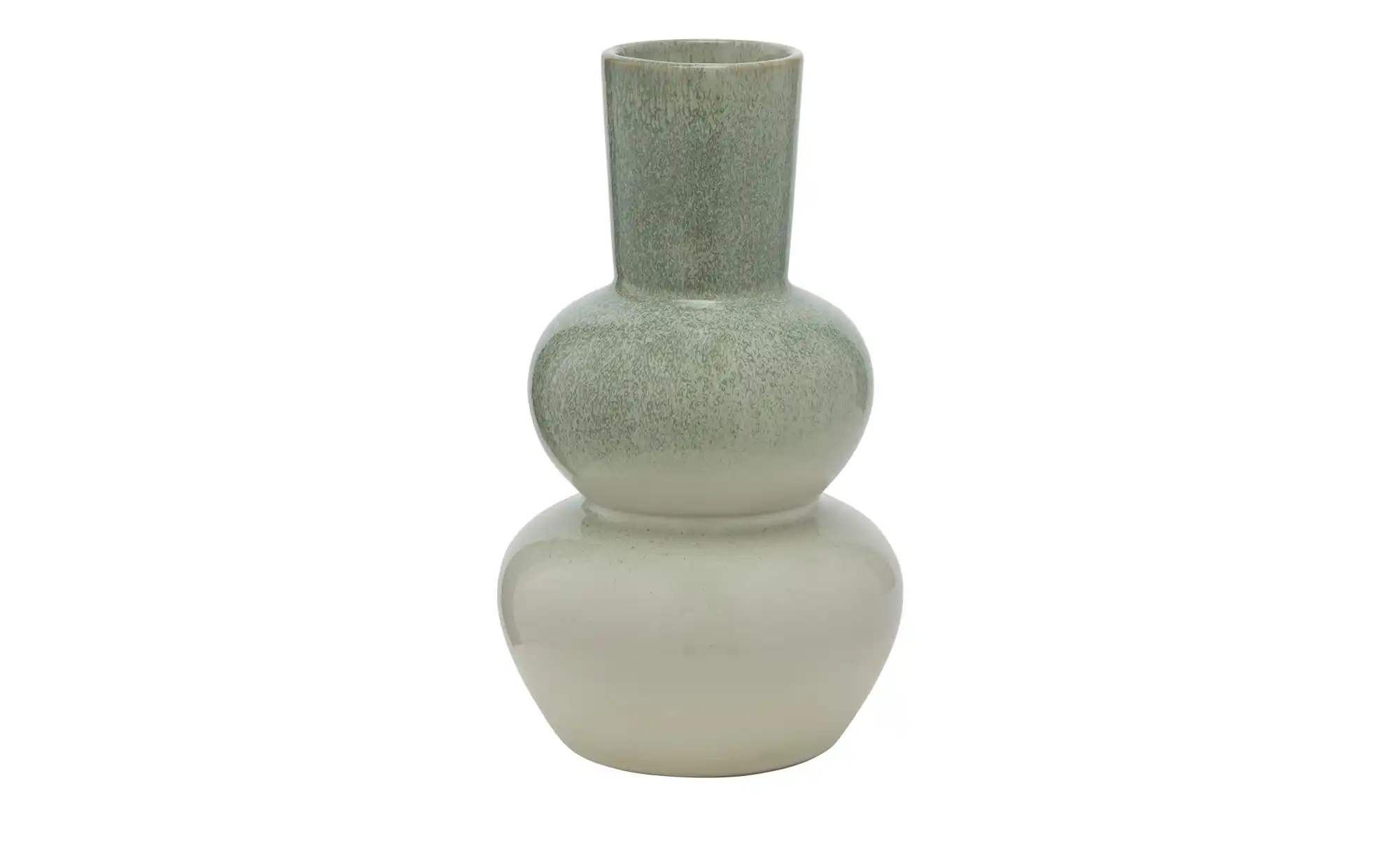 Vase ¦ grün ¦ Steinzeug ¦ Maße (cm): H: 20,8  Ø: 12 Accessoires > Vasen - H günstig online kaufen