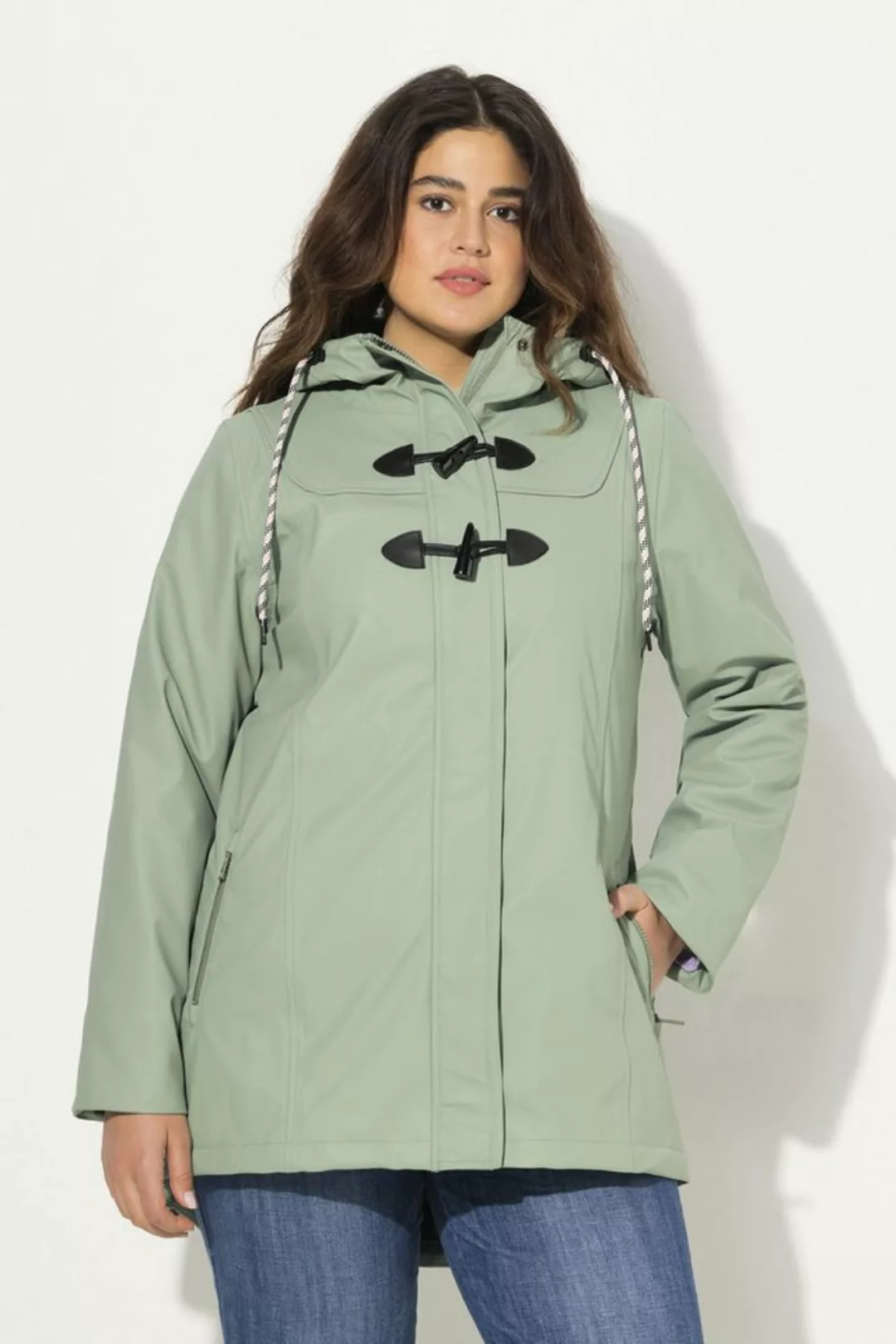 Ulla Popken Funktionsjacke HYPRAR Regenjacke mit wasserdichter Funktion günstig online kaufen