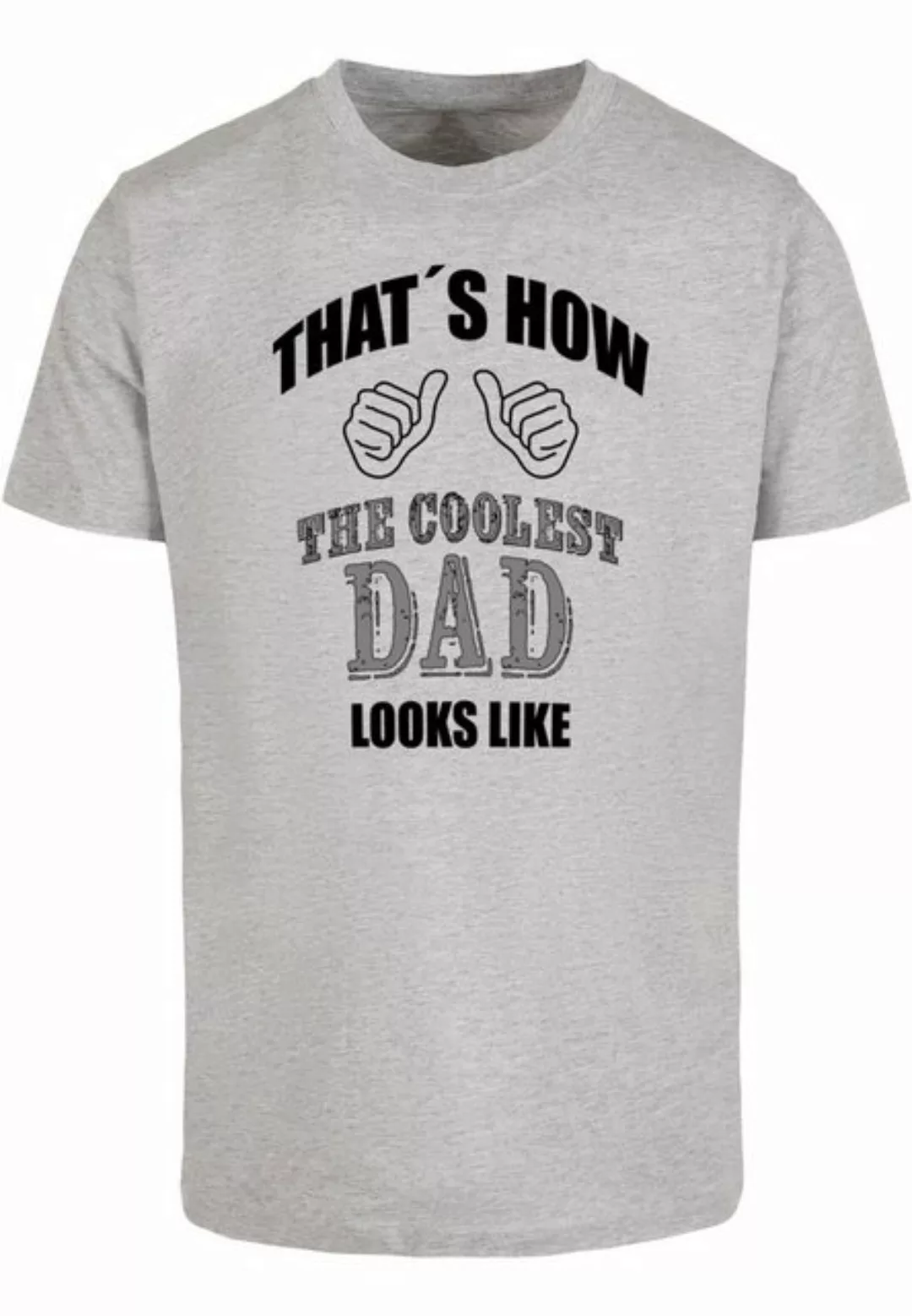 Merchcode T-Shirt Merchcode Herren Coolest Dad T-Shirt Round Neck (1-tlg) günstig online kaufen