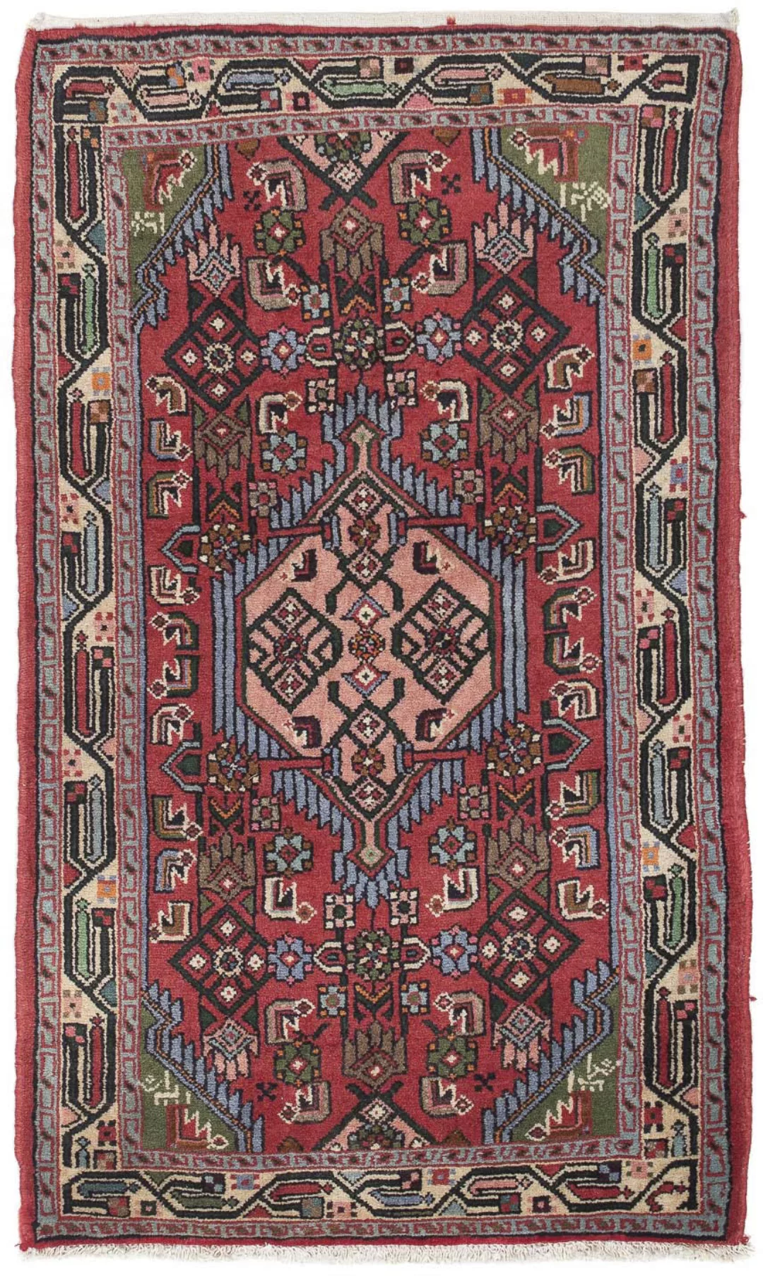 morgenland Wollteppich »Hamadan Medaillon 152 x 82 cm«, rechteckig, Handgek günstig online kaufen