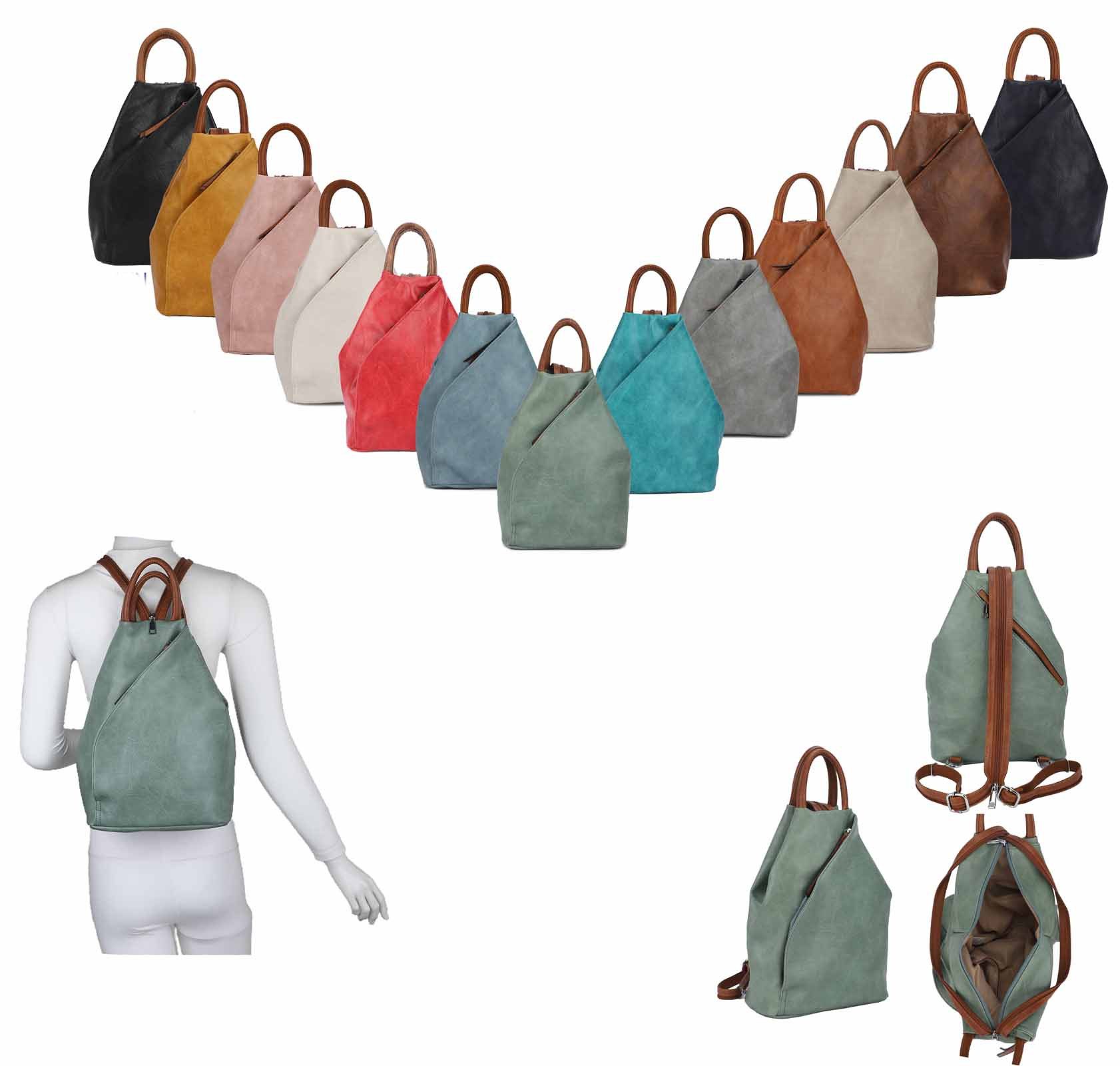 ITALYSHOP24 Rucksack Damen Cityrucksack Daypack Tasche günstig online kaufen