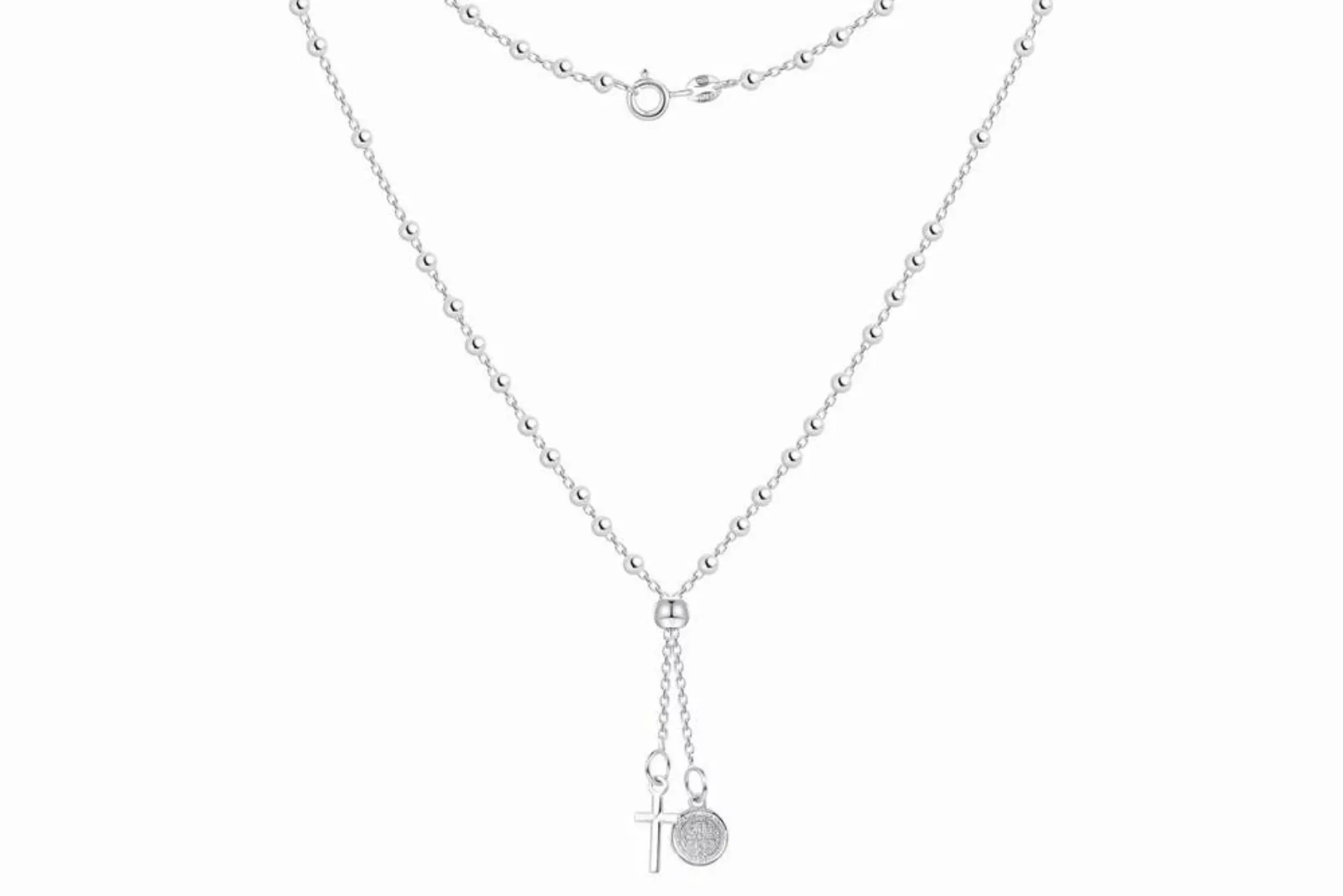 Silberkettenstore Silberkette Rosenkranz Kette - 925 günstig online kaufen