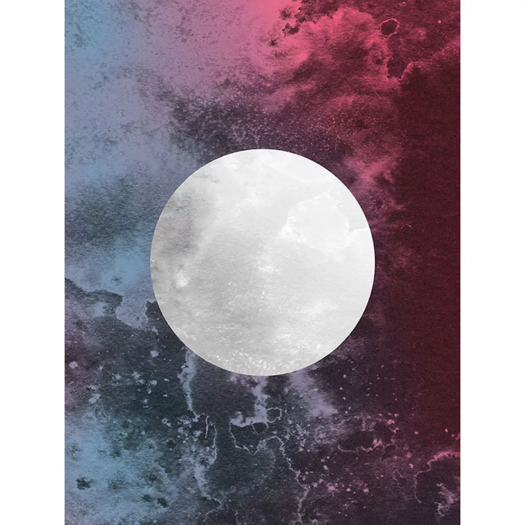 Komar Wandbild Solum Luna Abstrakt B/L: ca. 30x40 cm günstig online kaufen