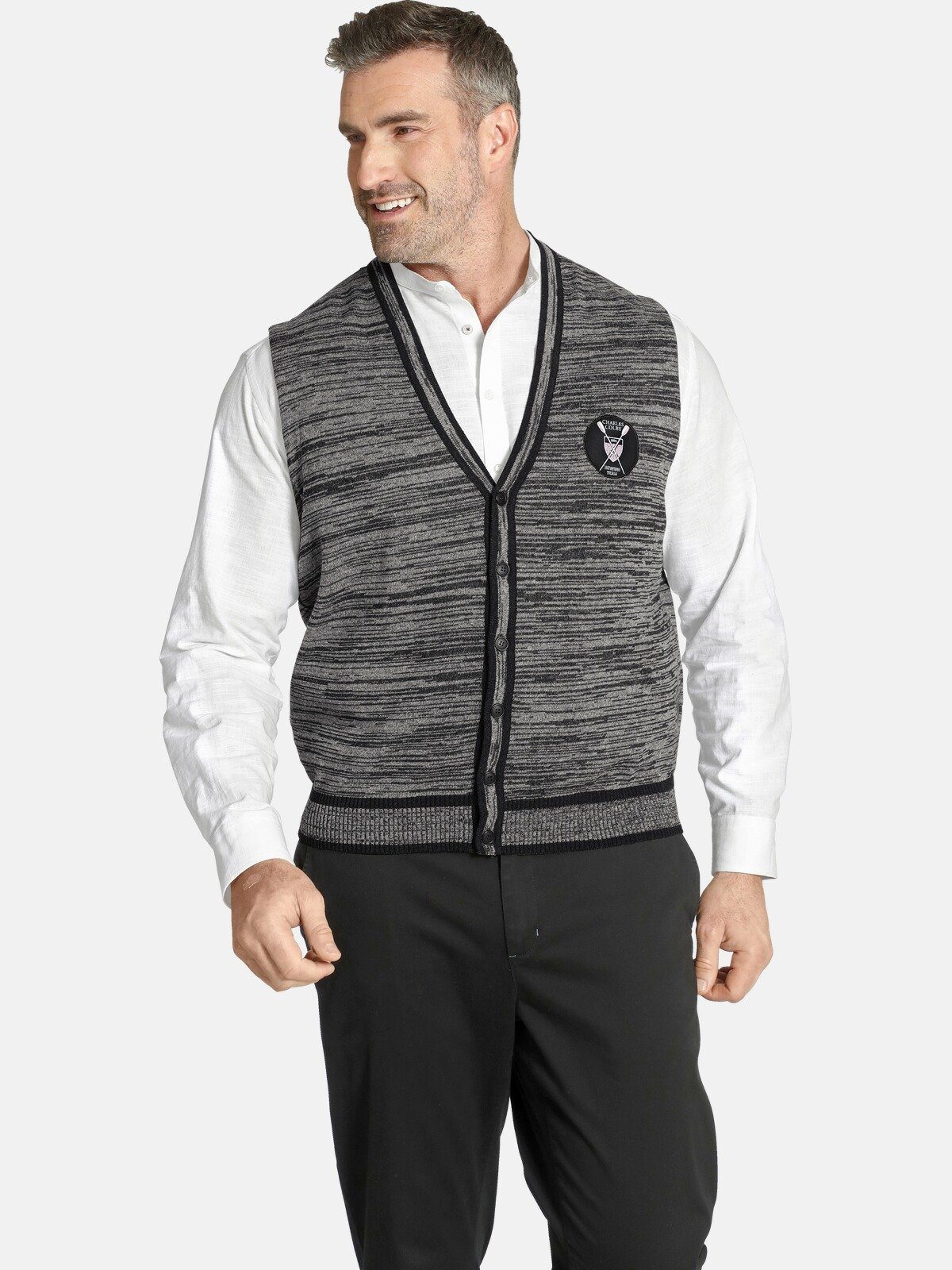 Charles Colby Strickweste DUKE BOYLES +Fit günstig online kaufen