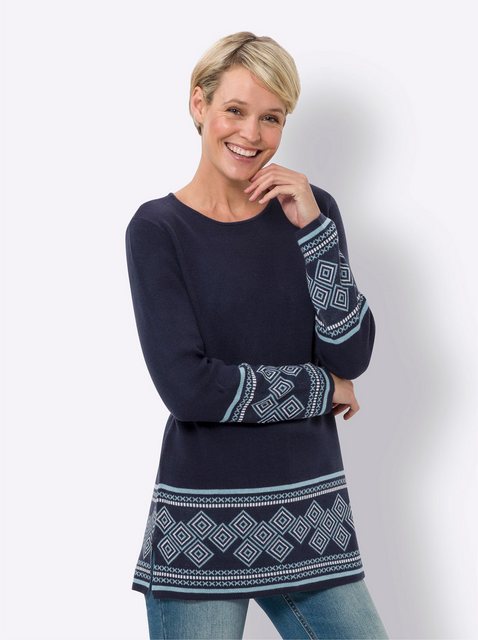 Sieh an! Strickpullover Longpullover günstig online kaufen