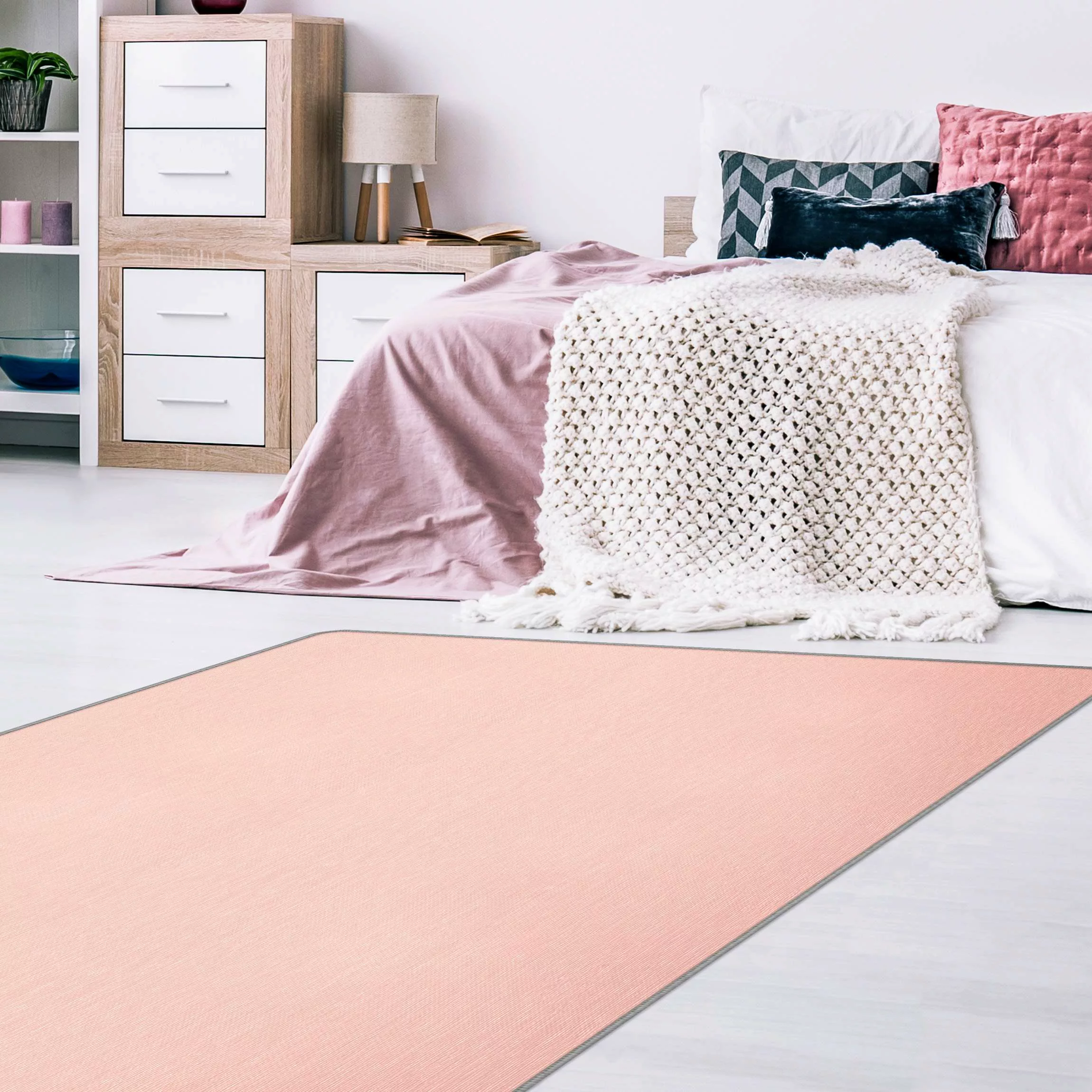 Teppich Blasses Pink günstig online kaufen