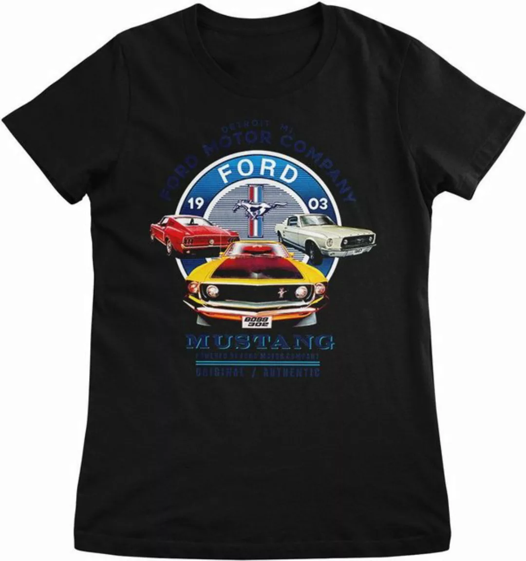 FORD T-Shirt Mustang Circle Girly Tee günstig online kaufen