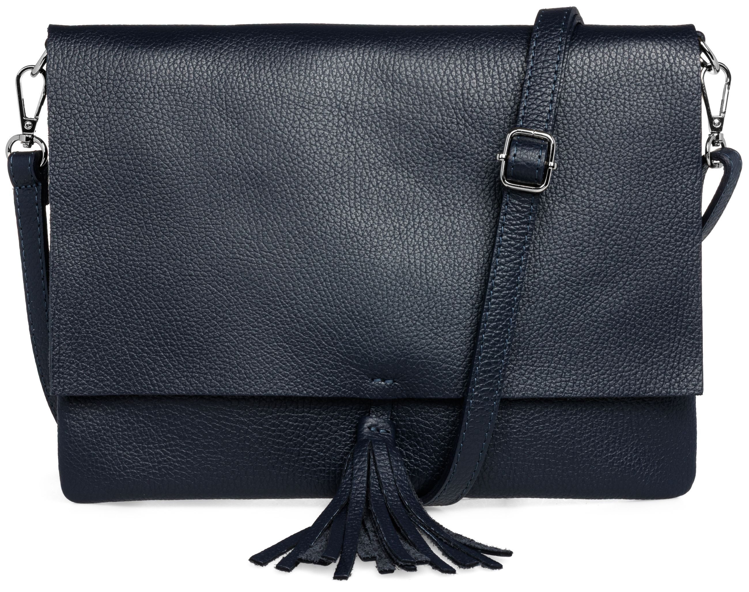 Caspar Umhängetasche xl Clutch Leder Damen günstig online kaufen