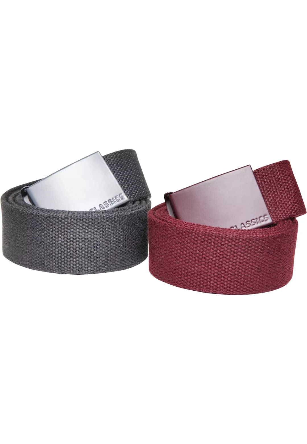 URBAN CLASSICS Hüftgürtel "Urban Classics Unisex Colored Buckle Canvas Belt günstig online kaufen