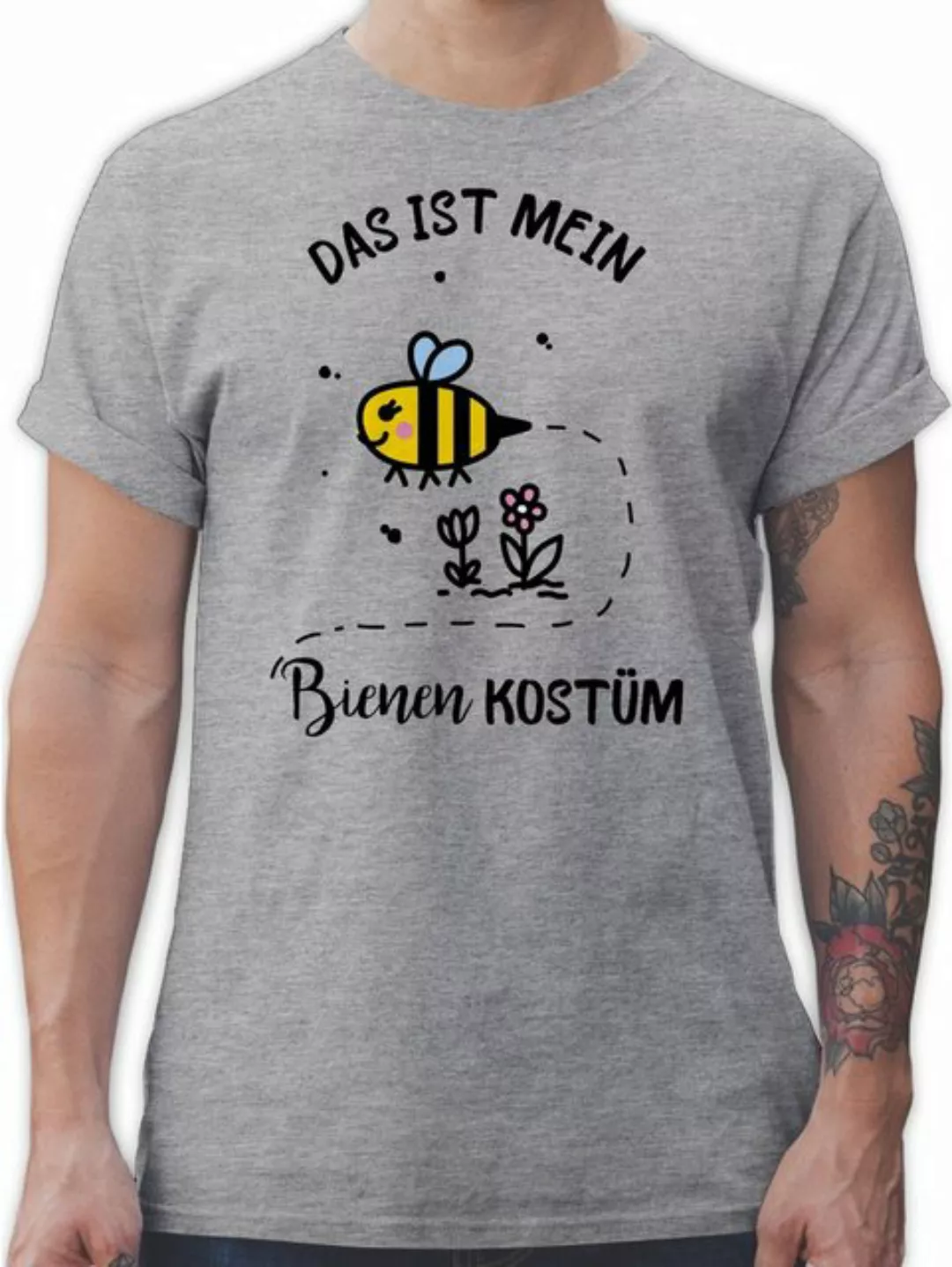 Shirtracer T-Shirt Das ist mein Bienen Kostüm I Biene Karneval & Fasching günstig online kaufen