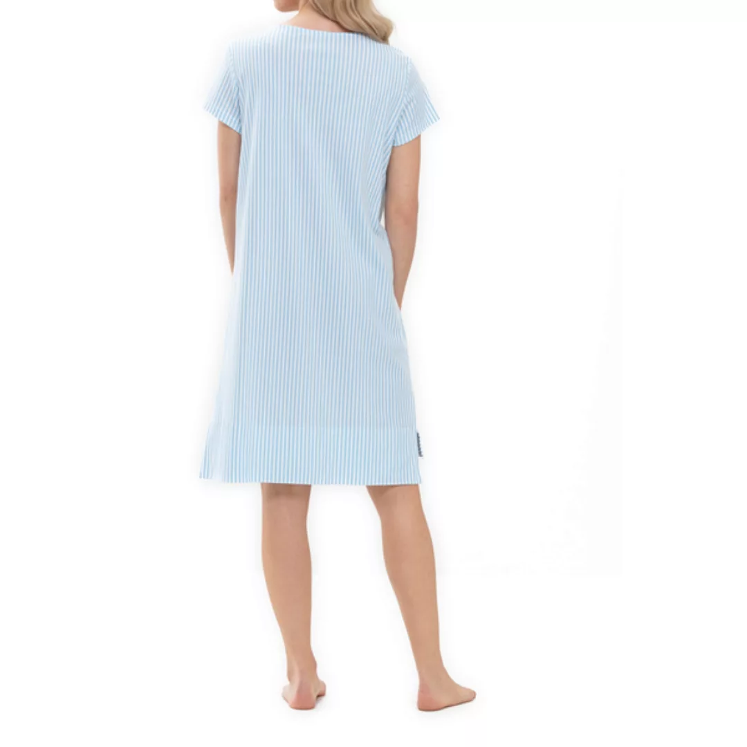 Damen Nachthemd Sleepsation Aus Bio-baumwolle Kurzarm Gestreift günstig online kaufen