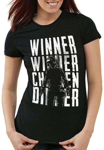 style3 T-Shirt Winner Winner Chicken Dinner pvp multiplayer pupg günstig online kaufen