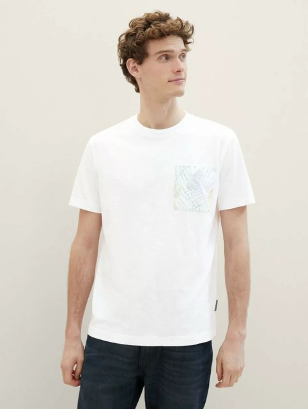 TOM TAILOR T-Shirt T-Shirt mit Print Detail günstig online kaufen