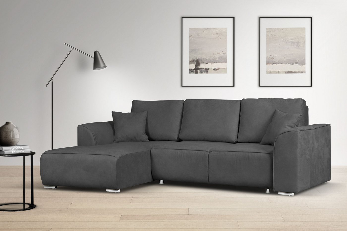 INOSIGN Ecksofa "Beatrice L-Form", wahlweise auch mit Bettfunktion und Bett günstig online kaufen