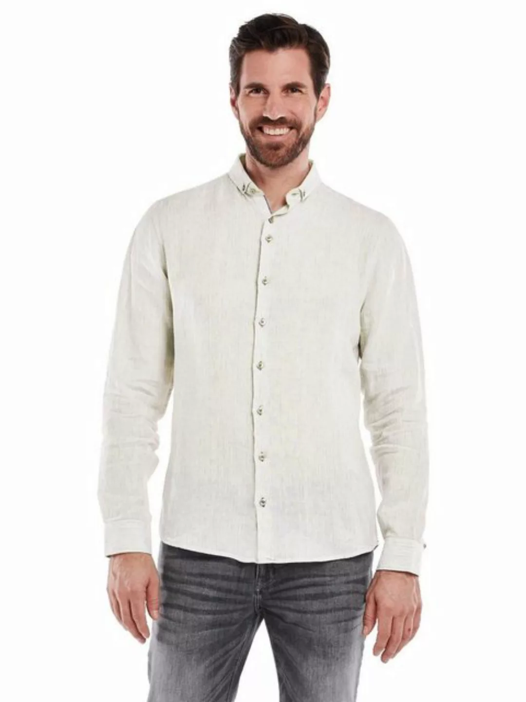 Engbers Langarmhemd Langarm-Hemd aus Leinen günstig online kaufen