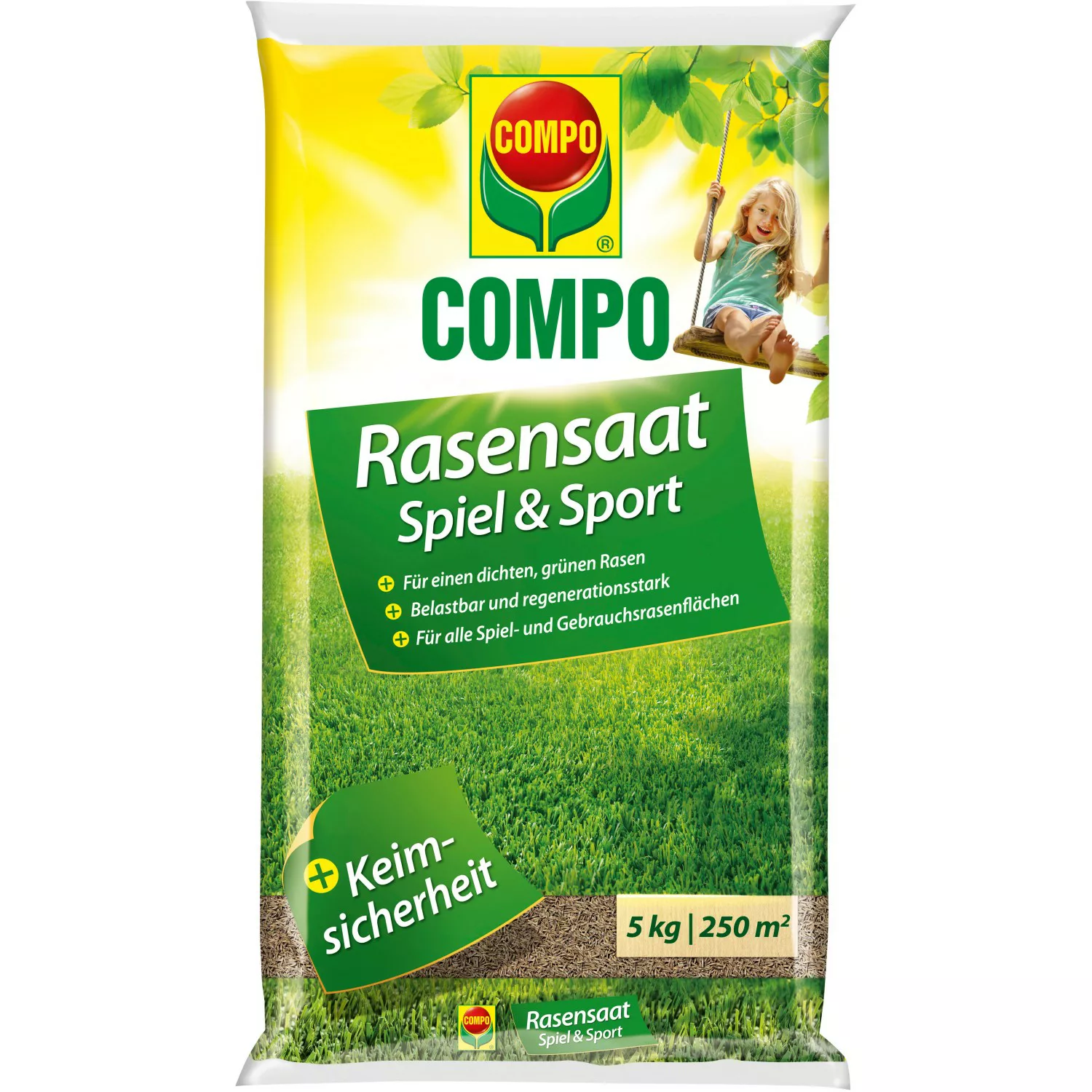 Compo Spiel- und Sport-Rasensamen 5 kg günstig online kaufen